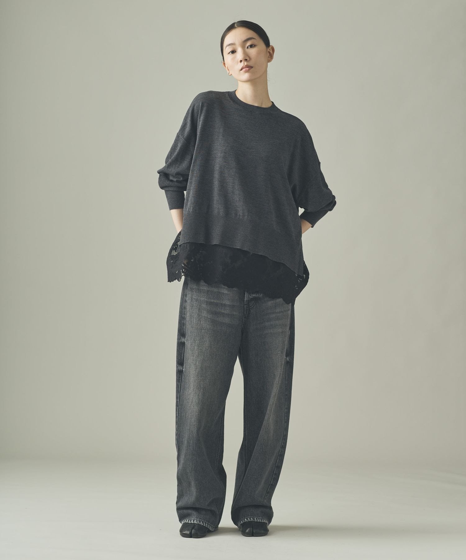 Curensology｜<&RC>ワイドルーズデニムパンツ | Rakuten Fashion(楽天