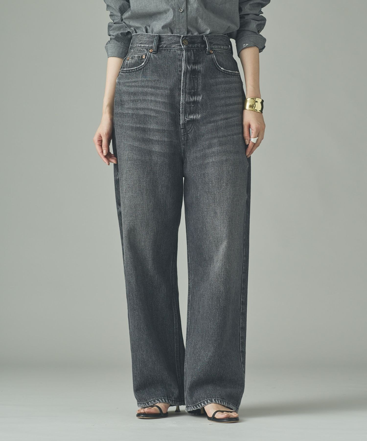 カレンソロジー 【& RC】ワイドルーズデニム　サイズ　36 Curensology（カレンソロジー） ジーンズ デニム デニムパンツ /「＆RC