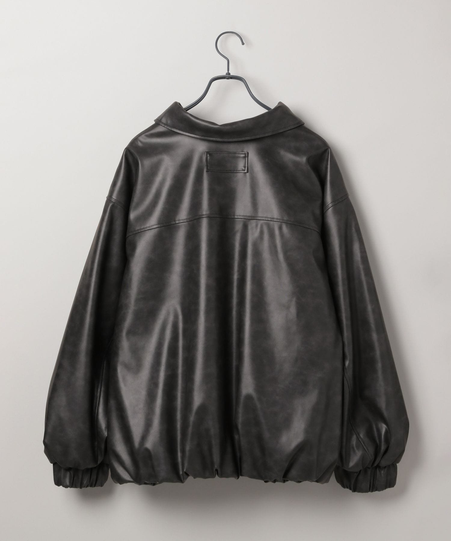 JEANASIS｜ヴィンテージレザーパファーブルゾン【中綿入りで冬の防寒も