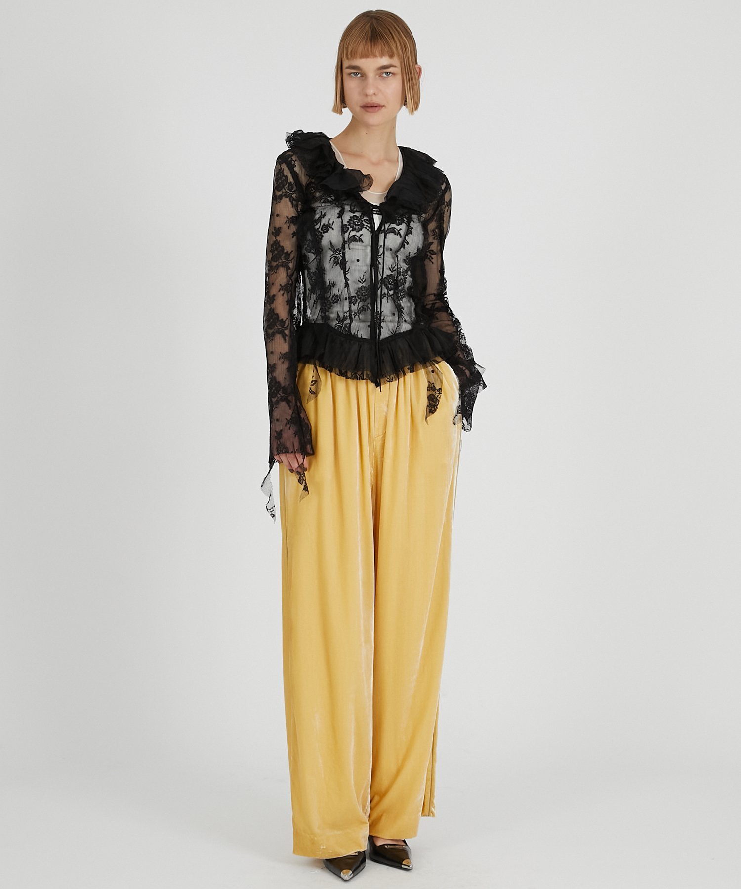 PRANK PROJECT｜レースラッフルブラウス | Rakuten Fashion(楽天