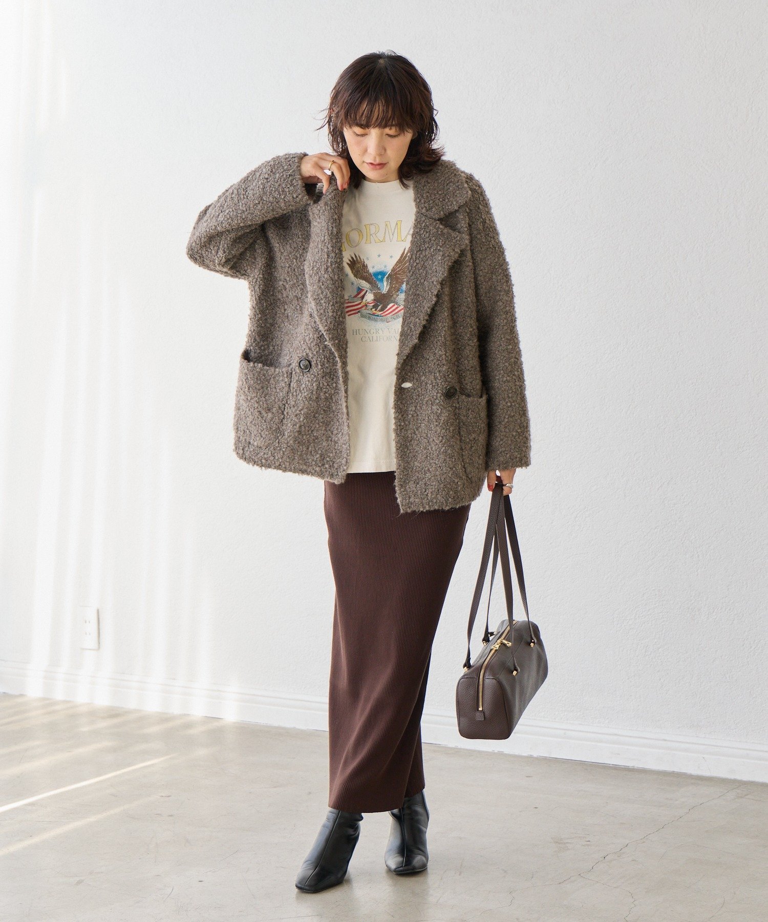 RIVE DROITE｜【インフルエンサーYossshiiii企画】ボアライクコーディ