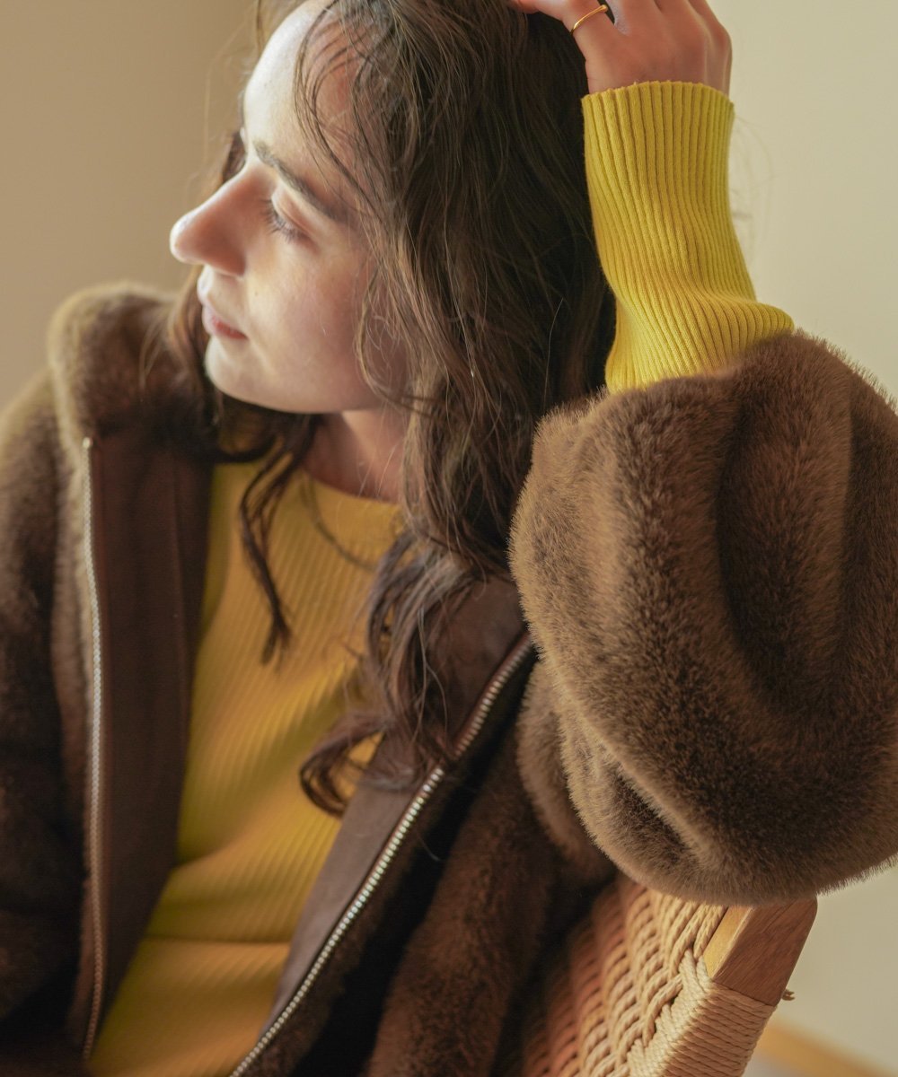 Bab / Bou Jeloud｜フェイクファーコート | Rakuten Fashion(楽天