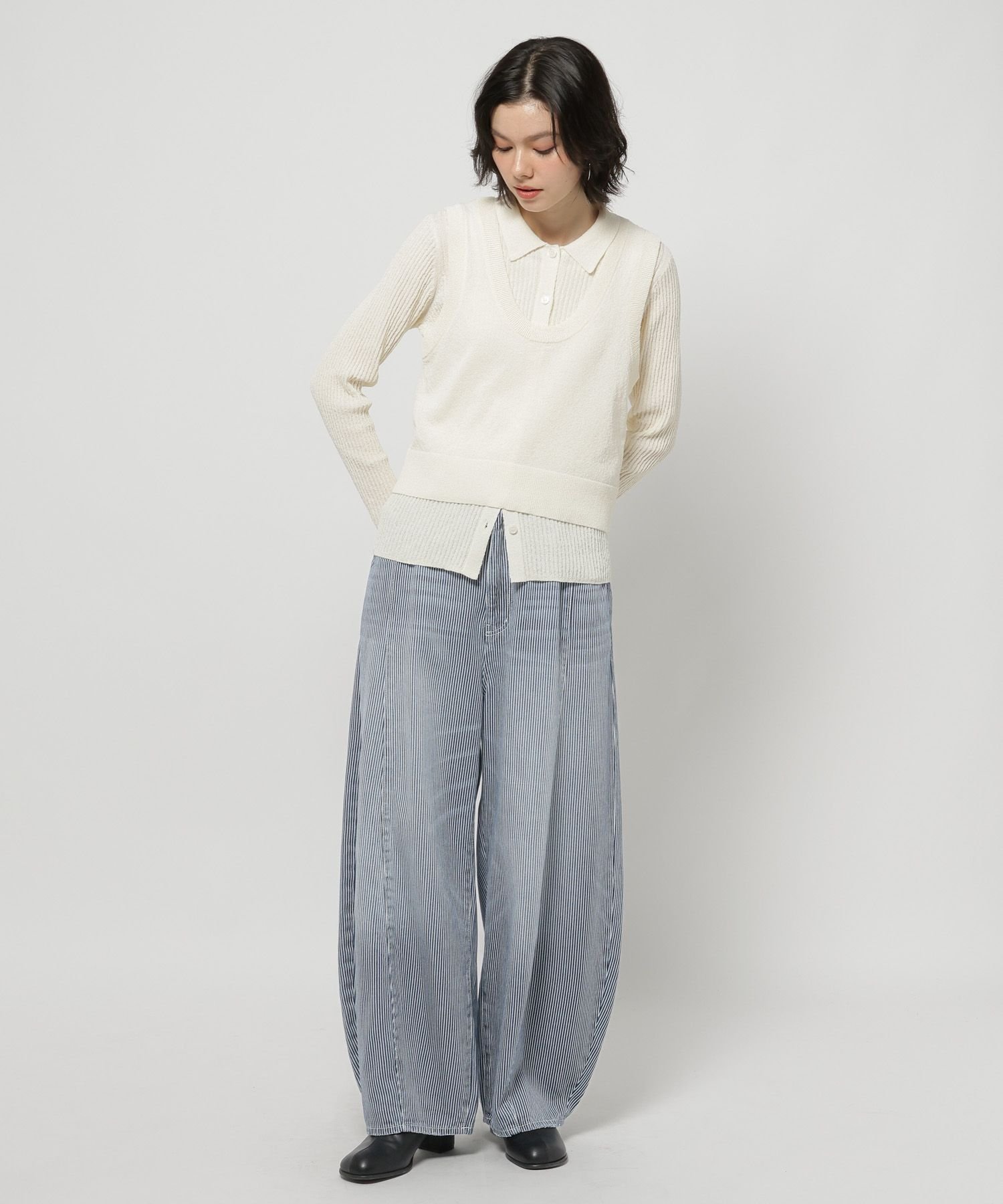 niko and ｜[NKJ 2026SS] 3Dドロップデニムパンツ | Rakuten