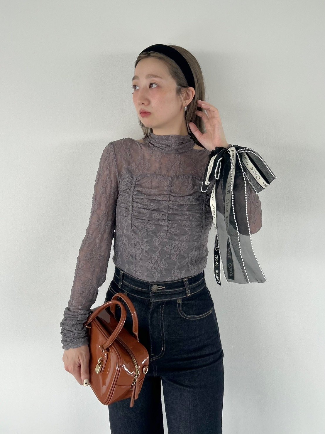 SNIDEL｜【Chacott】レースシアーTOPS | Rakuten Fashion(楽天