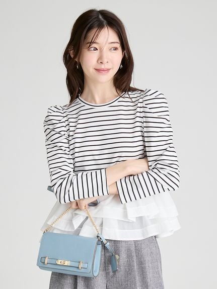 CELFORD｜ビジューツイストバックルショルダーバッグ | Rakuten