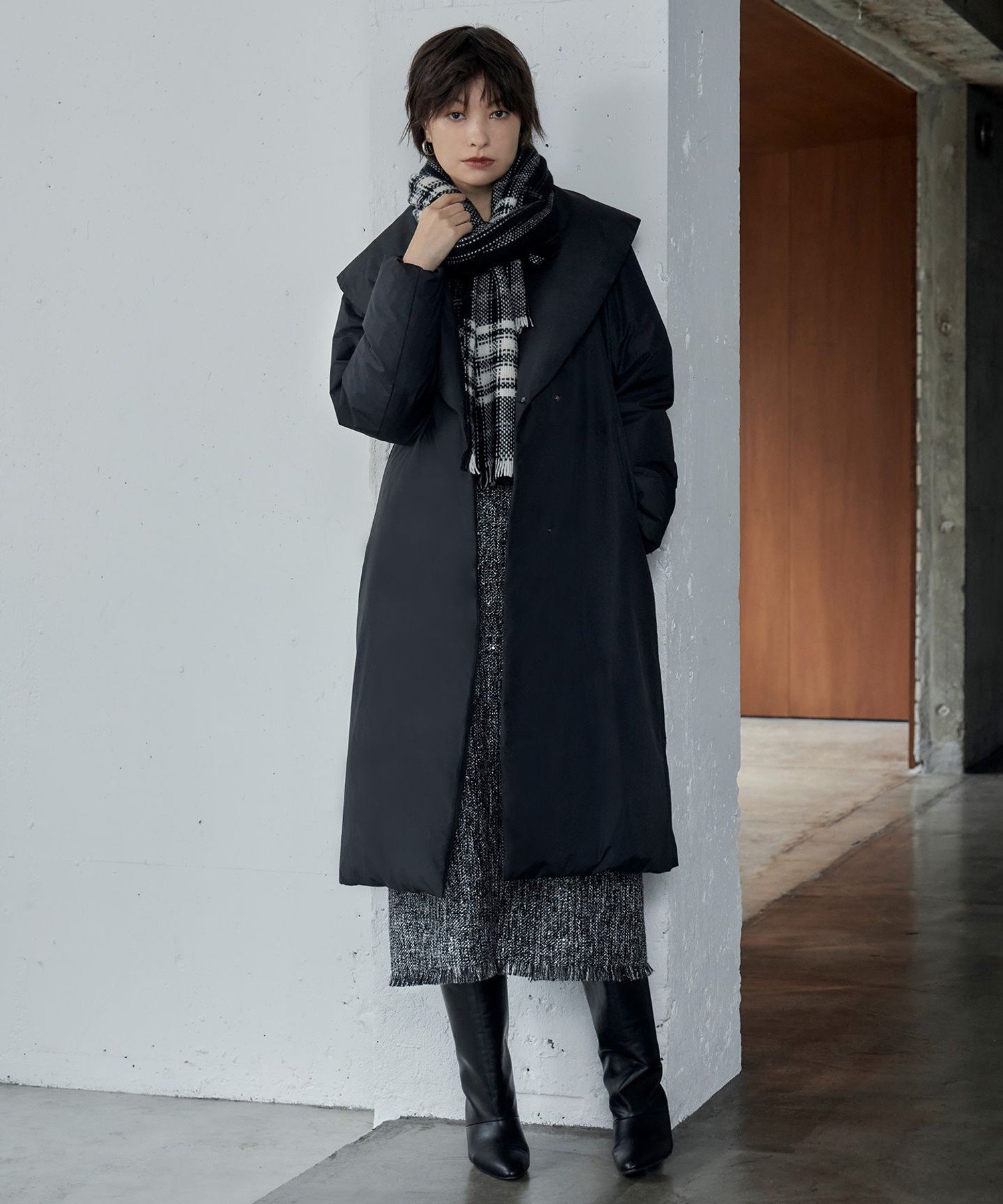 ICB｜ADSダウン ショールカラーコート | Rakuten Fashion(楽天