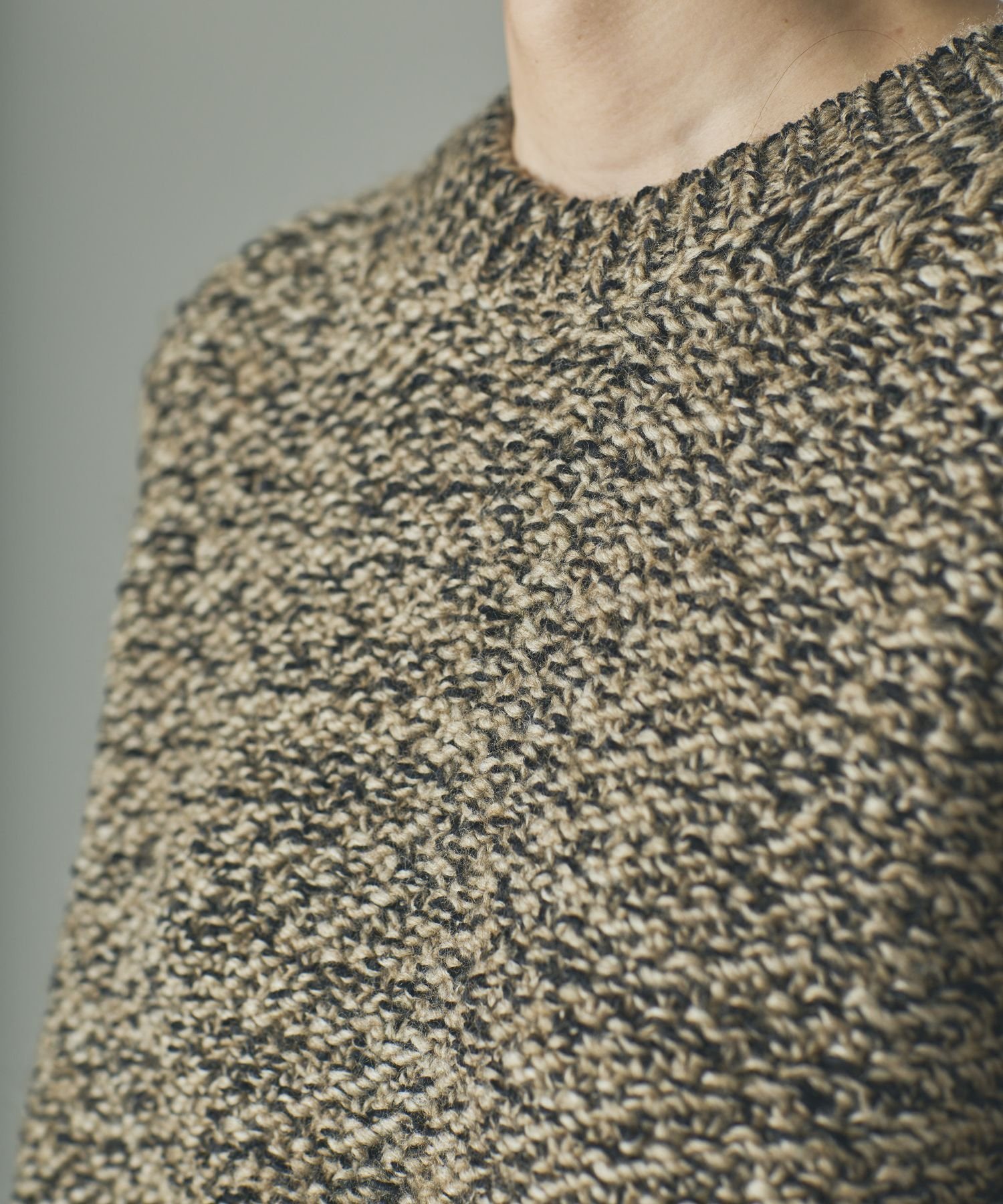 Curensology｜カノコアミMIXニットプルオーバー | Rakuten Fashion