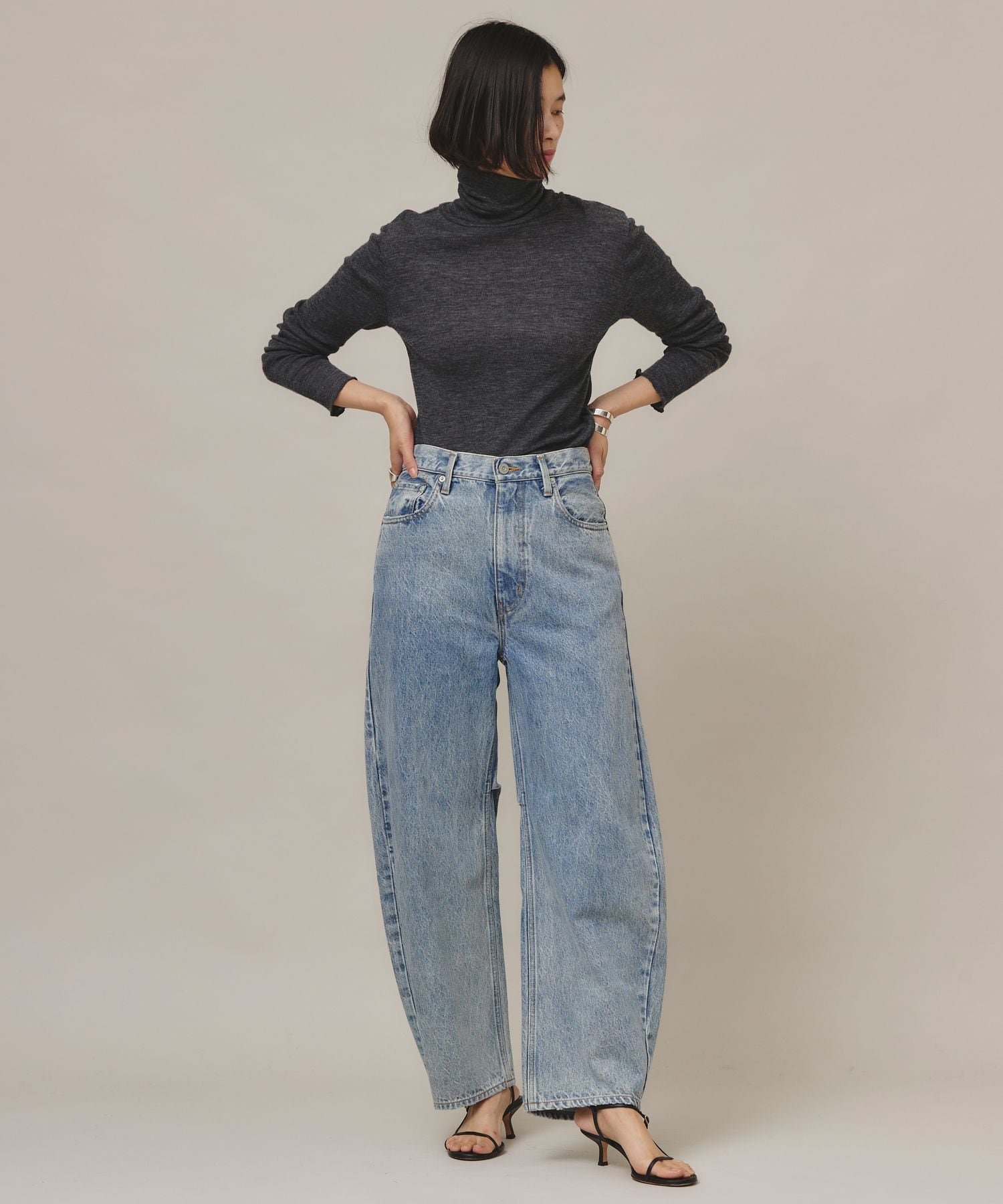 Curensology｜<&RC>カーヴィーデニムパンツ | Rakuten Fashion(楽天