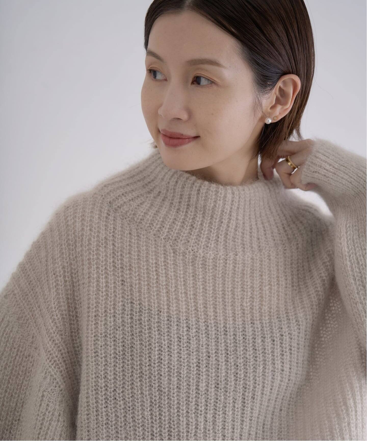 IENA｜キッドモヘヤミックス 片畦プルオーバー | Rakuten Fashion(楽天