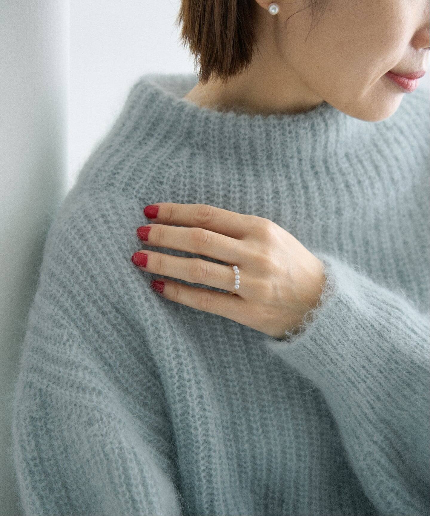 IENA｜キッドモヘヤミックス 片畦プルオーバー | Rakuten Fashion(楽天