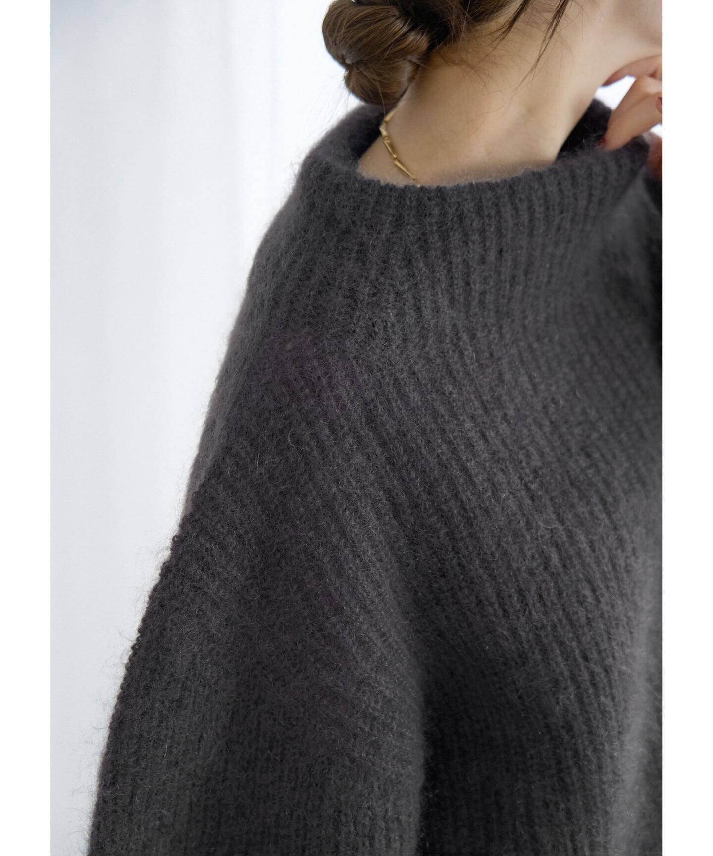 IENA｜キッドモヘヤミックス 片畦プルオーバー | Rakuten Fashion(楽天