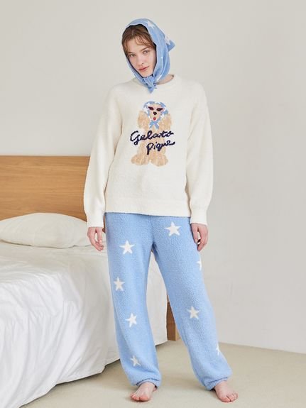 gelato pique｜スカーフDOG ジャガードプルオーバー | Rakuten Fashion