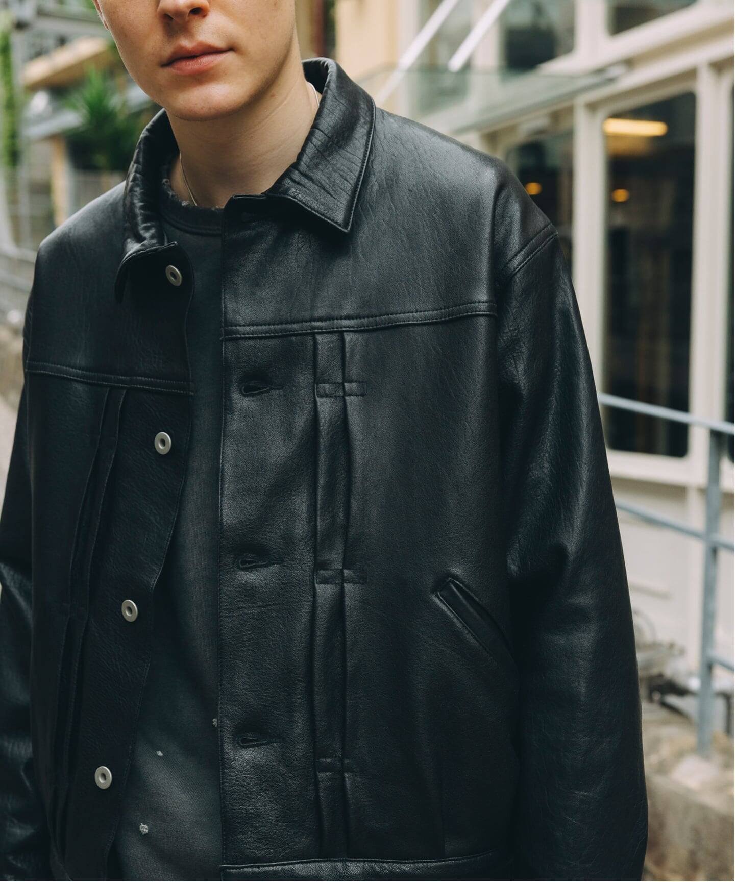 JOURNAL STANDARD｜ニュージーランド ラムレザー トラッカージャケット