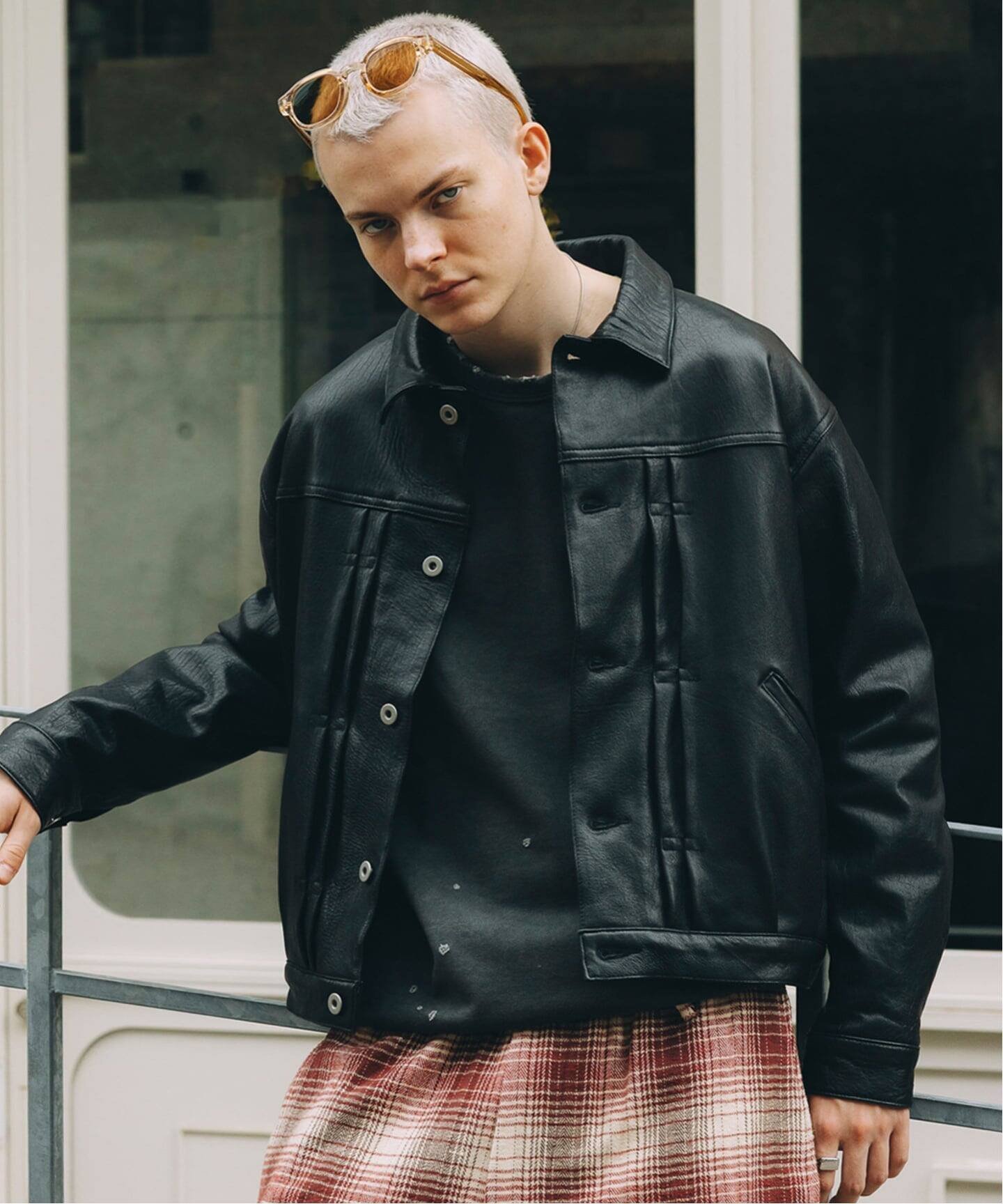 JOURNAL STANDARD｜ニュージーランド ラムレザー トラッカージャケット