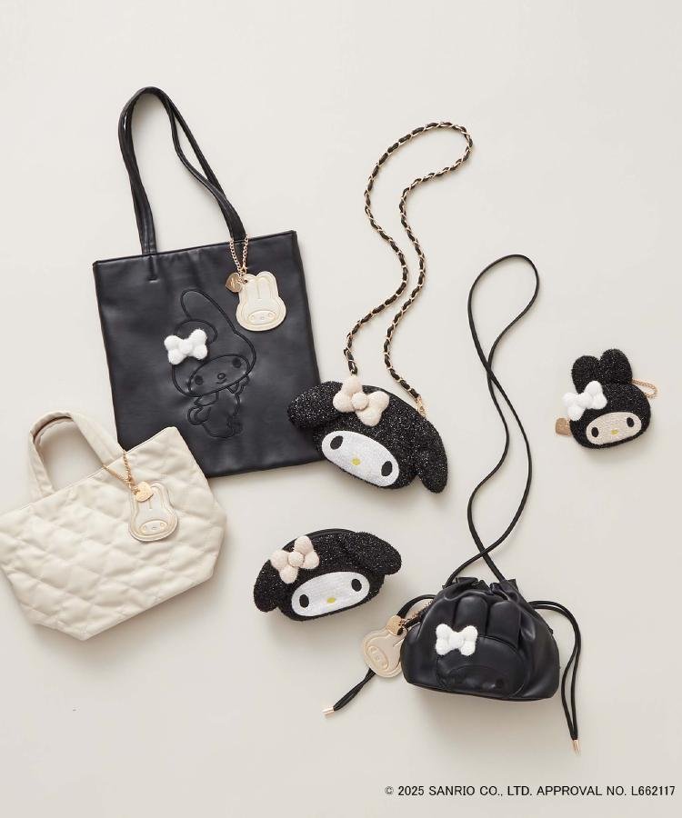 OPAQUE.CLIP｜【マイメロディ】フェイス型キラキラシェルポーチ