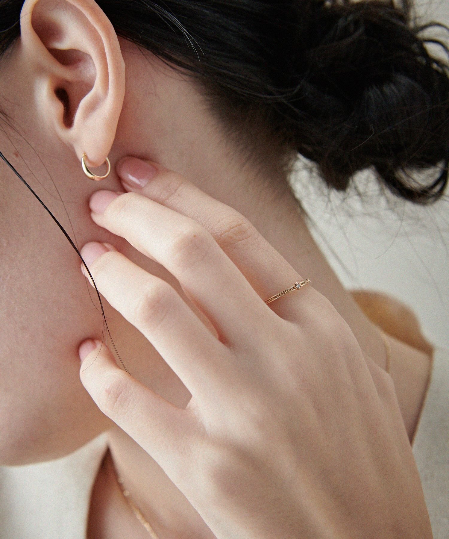 ete｜[レイヤード] K10YG ブラウンダイヤモンド リング | Rakuten