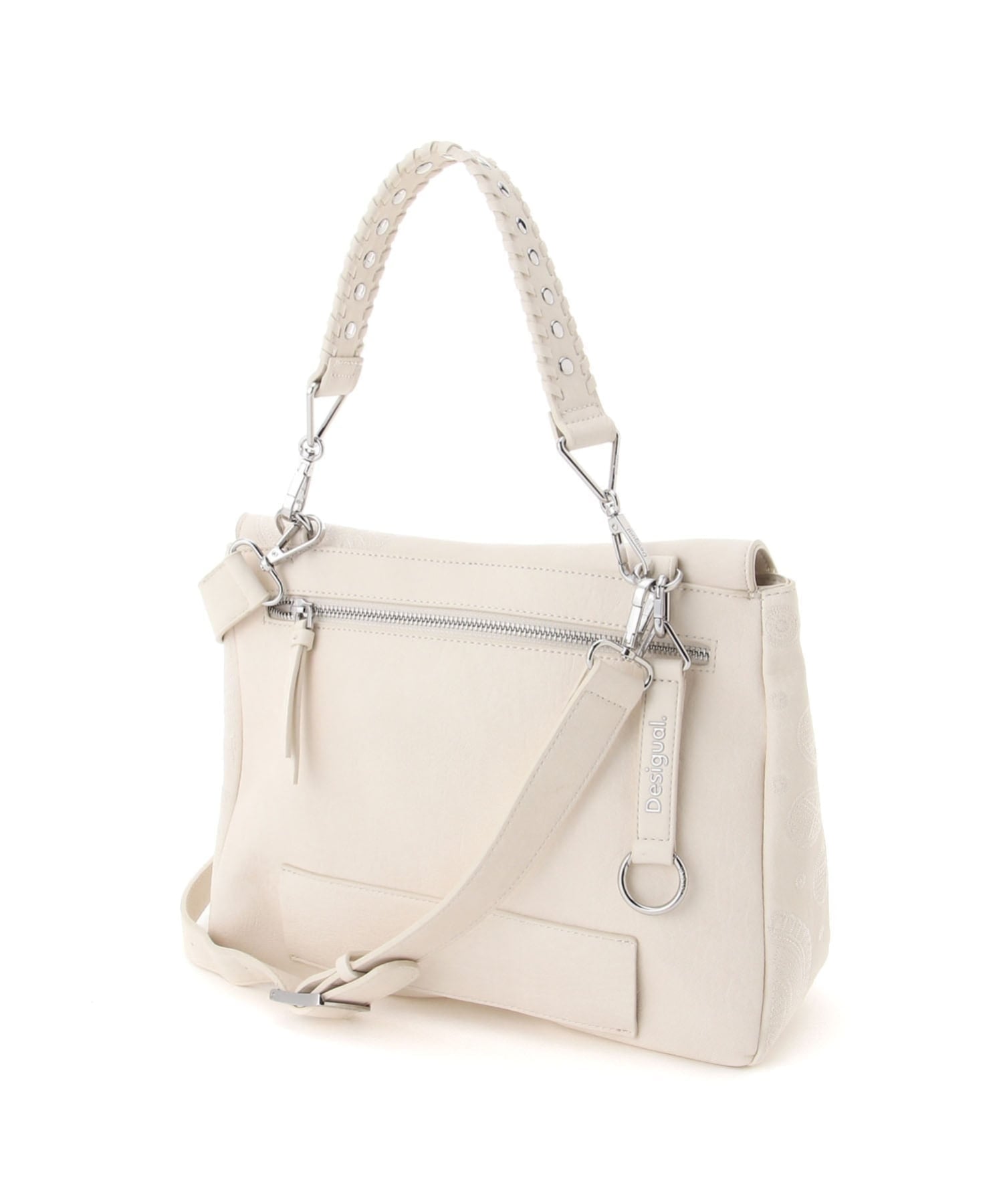 Desigual｜フラワー刺繍2WAYハンドバッグ | Rakuten Fashion(楽天