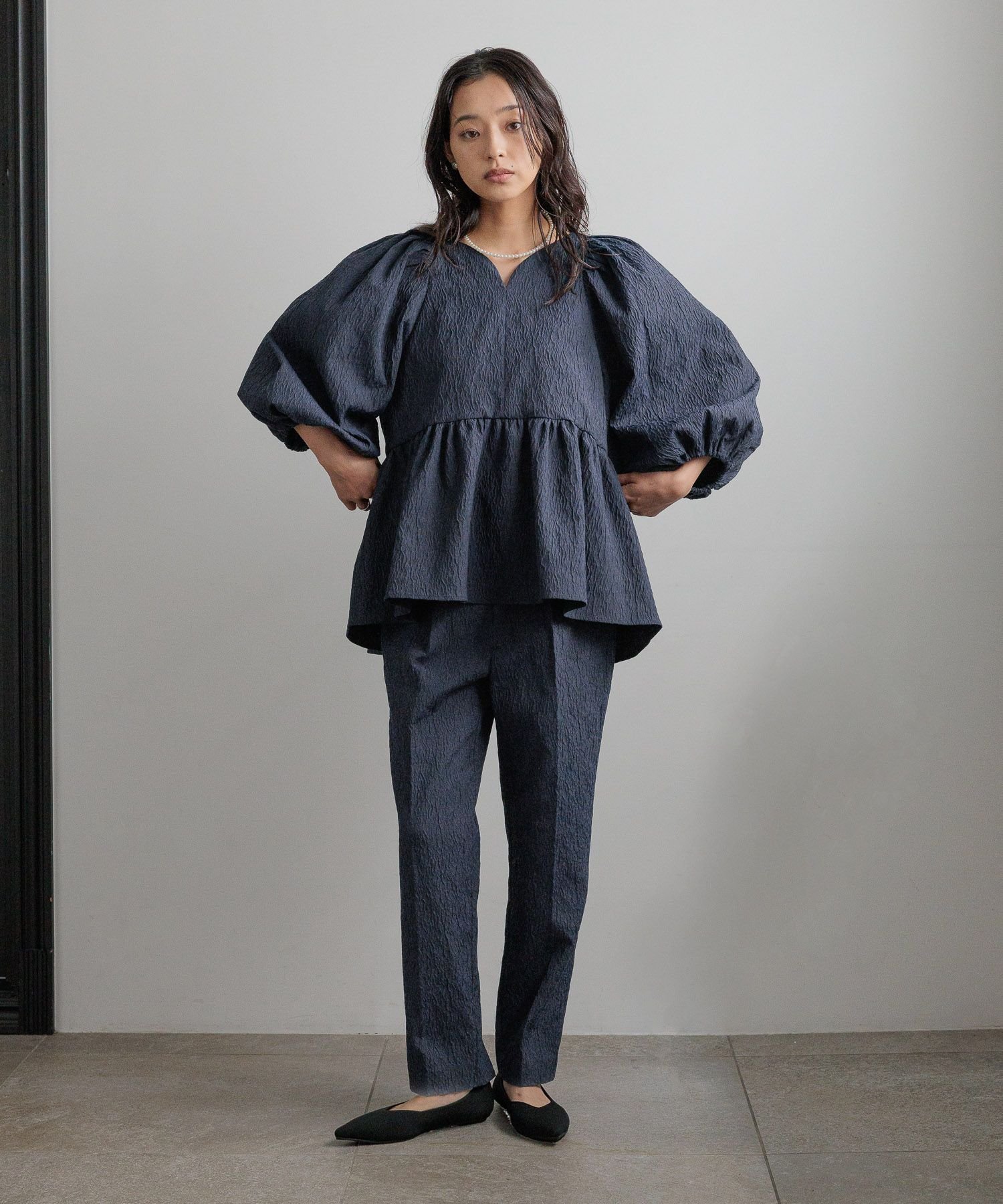 LOWRYS FARM｜daymeジャガードブラウス | Rakuten Fashion(楽天