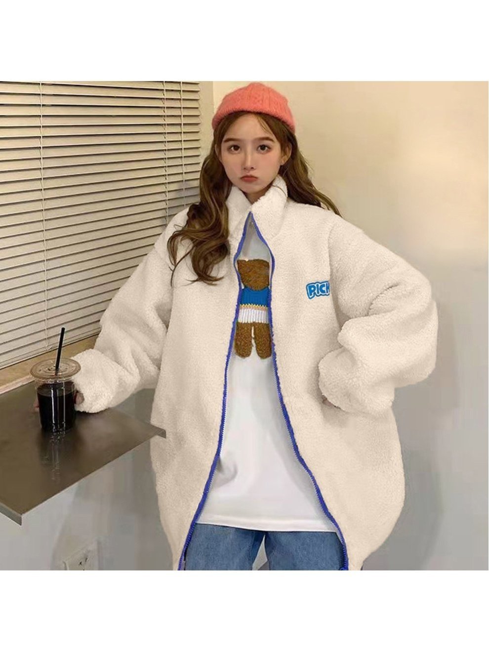 miniministore｜ボアブルゾン レディース ボアジャケット | Rakuten