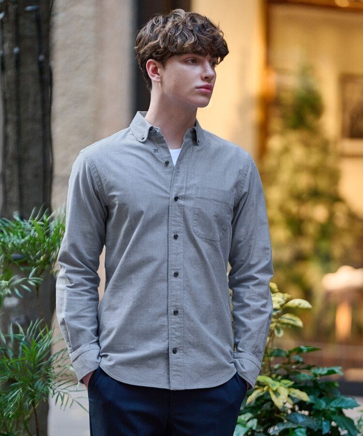 DRESSTERIOR｜オックスフォード ラウンドカラーシャツ | Rakuten