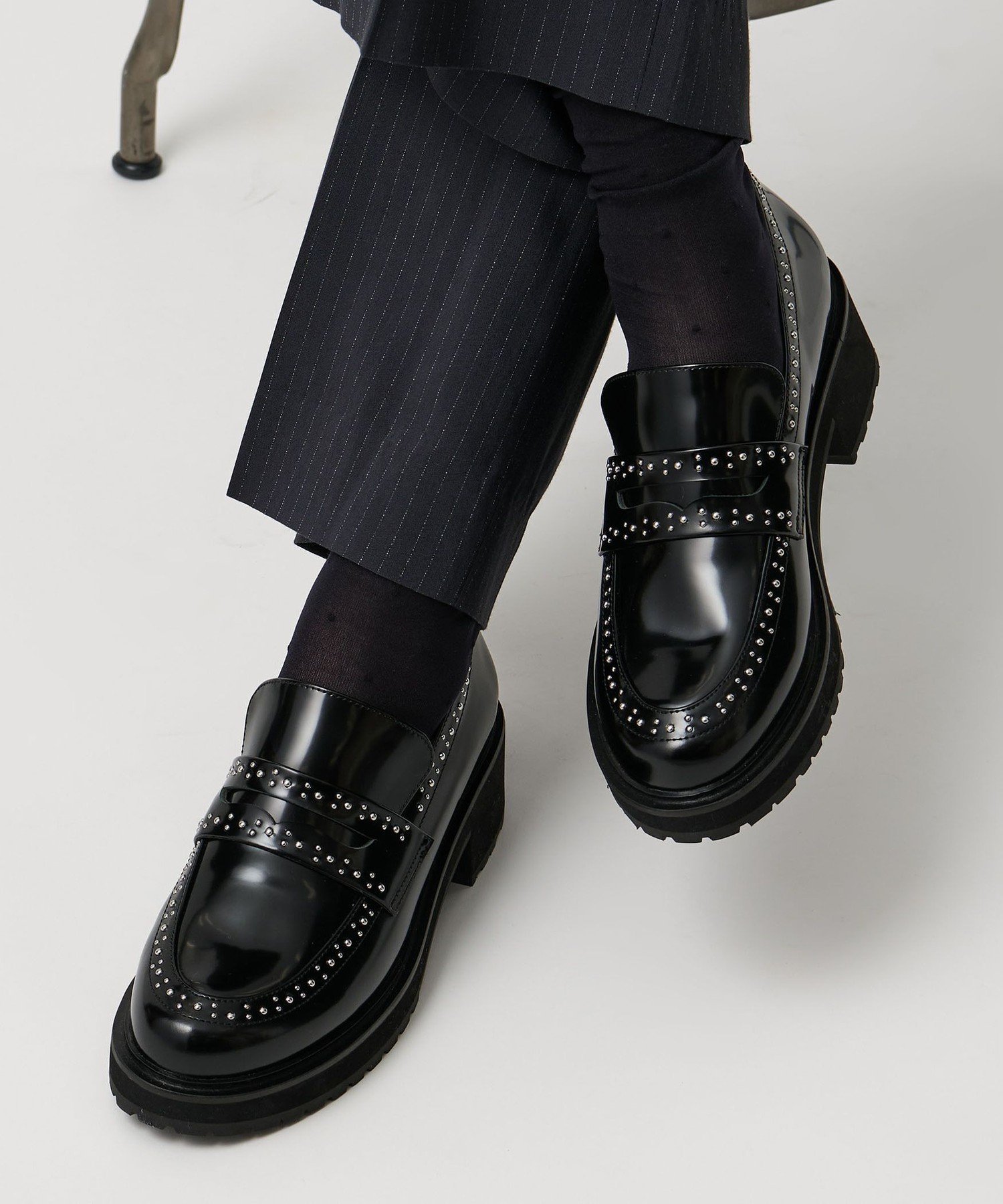 UNITED ARROWS｜スタッズ ローファー | Rakuten Fashion(楽天