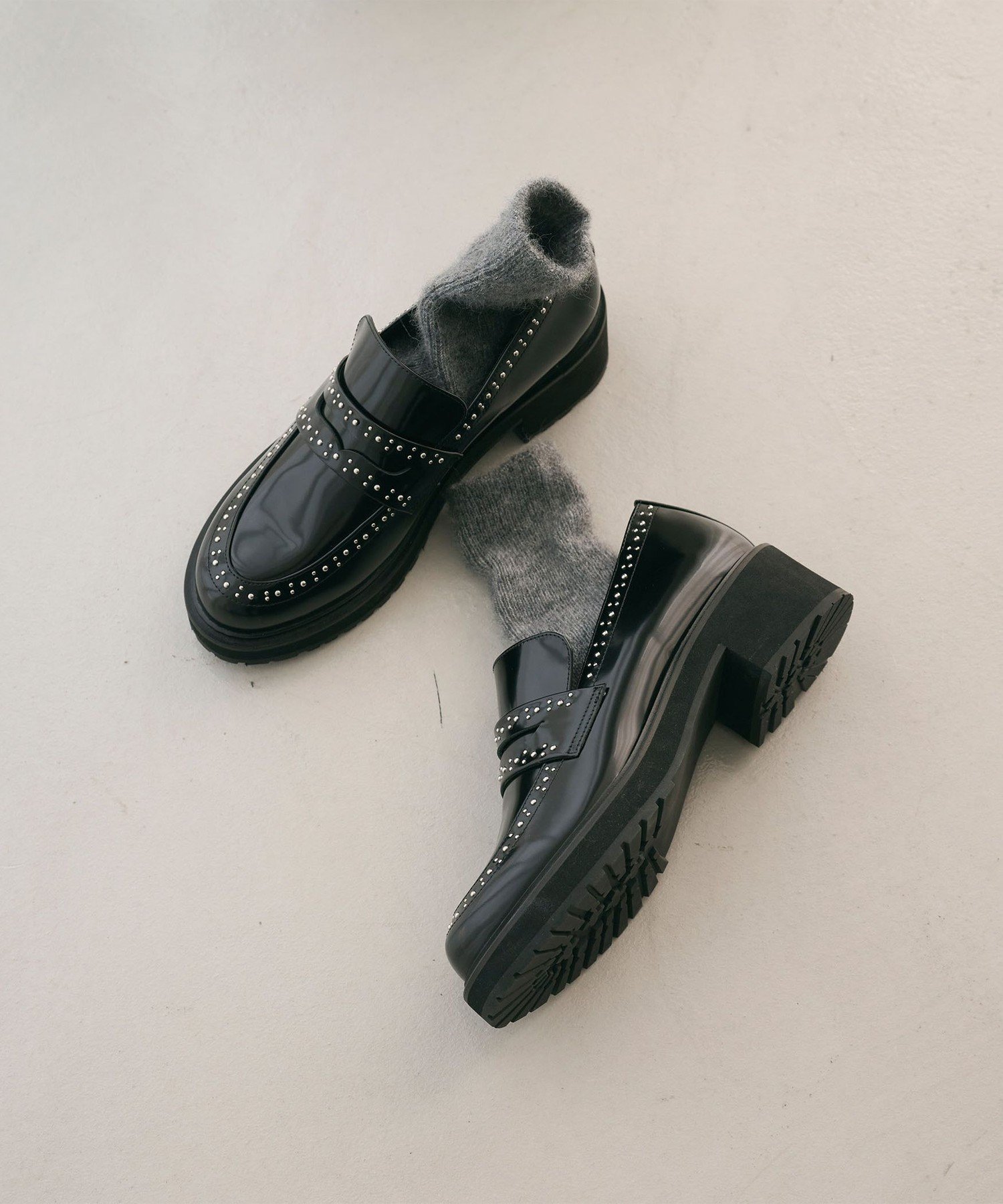 UNITED ARROWS｜スタッズ ローファー | Rakuten Fashion(楽天