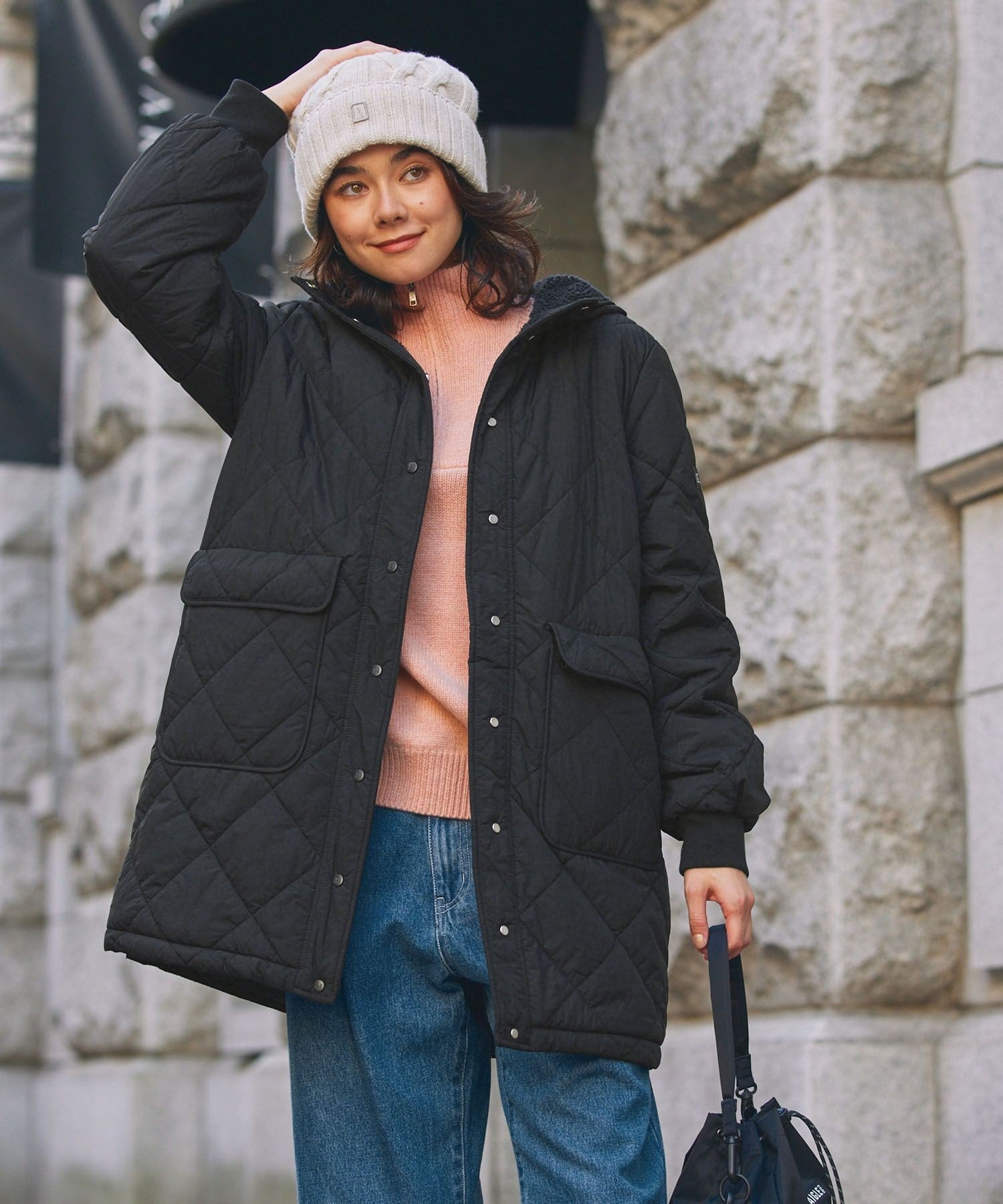 AIGLE｜DUPONT SORONA中綿 撥水 インサレーション リバーシブル