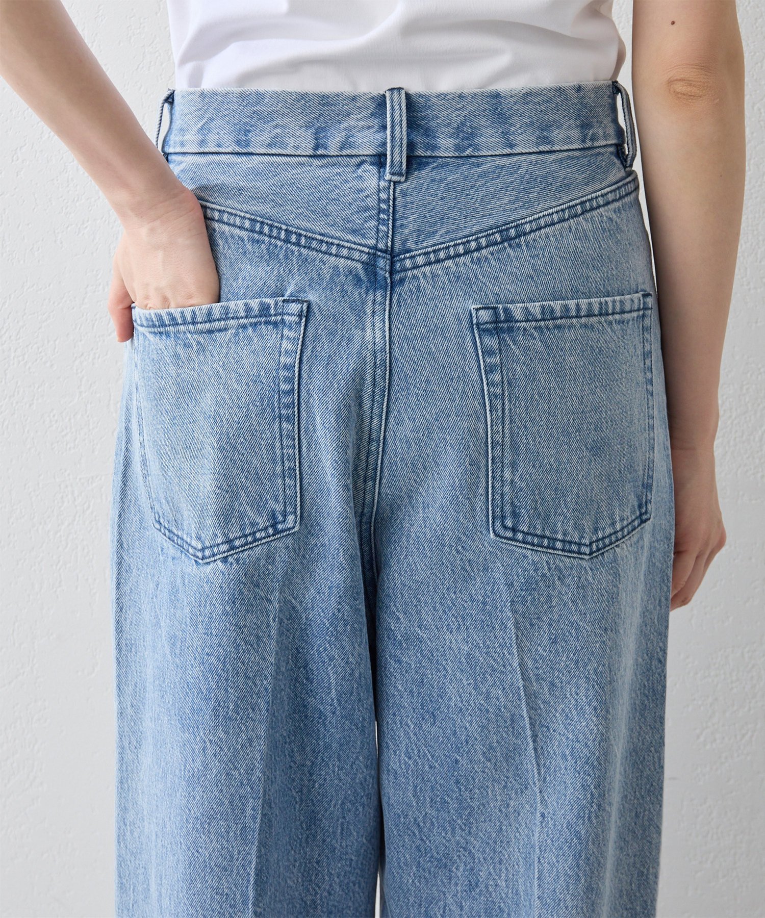 Whim Gazette｜センタープレスデニムパンツ | Rakuten Fashion(楽天