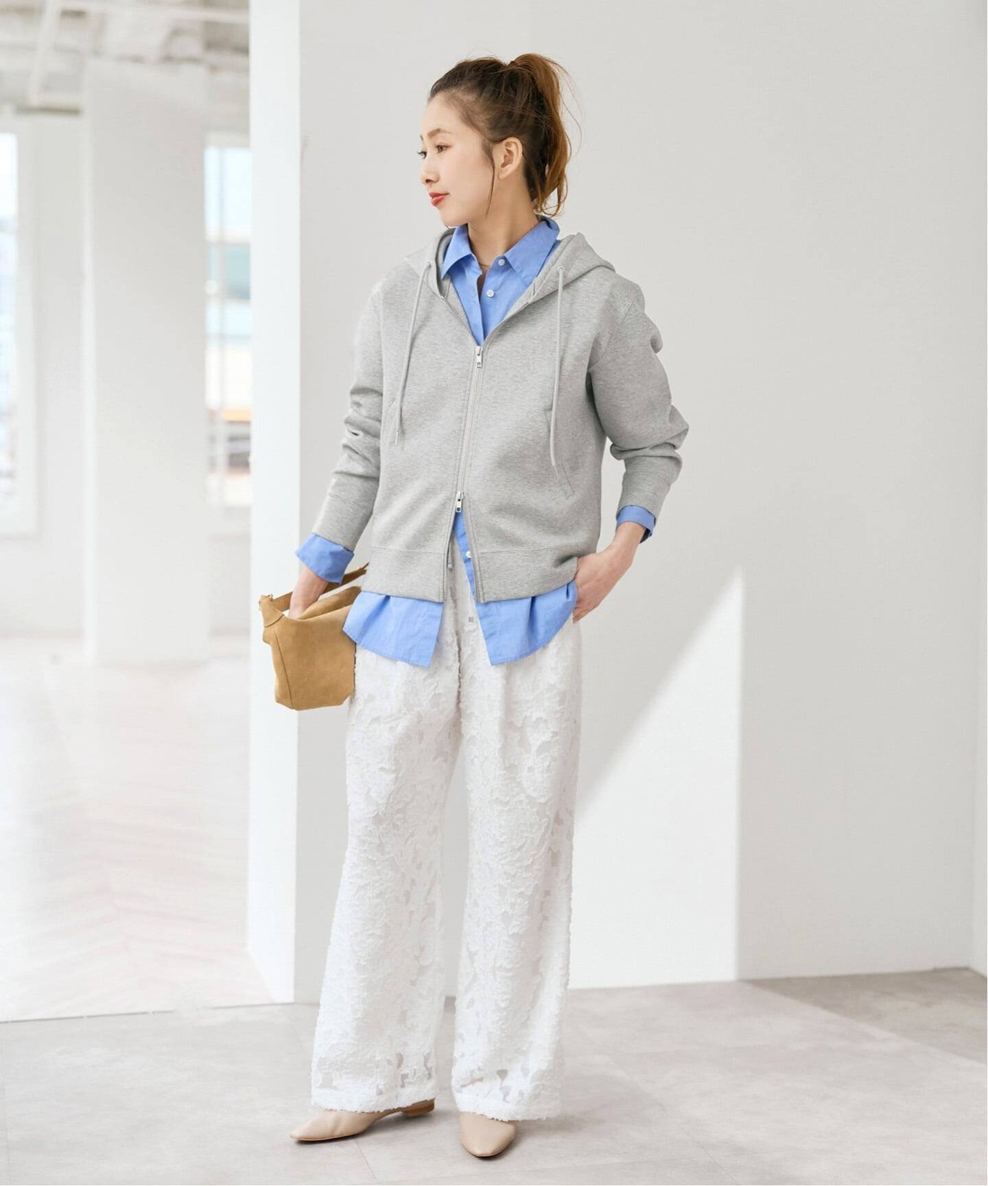 Spick & Span｜《追加4》ストレッチジップフードパーカー | Rakuten