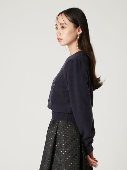 FRAY I.D｜エトワールエンブロイダリーニット | Rakuten Fashion(楽天