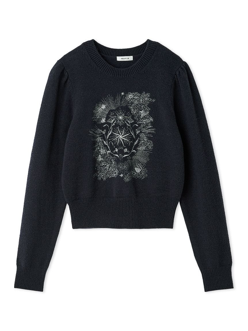 FRAY I.D｜エトワールエンブロイダリーニット | Rakuten Fashion(楽天