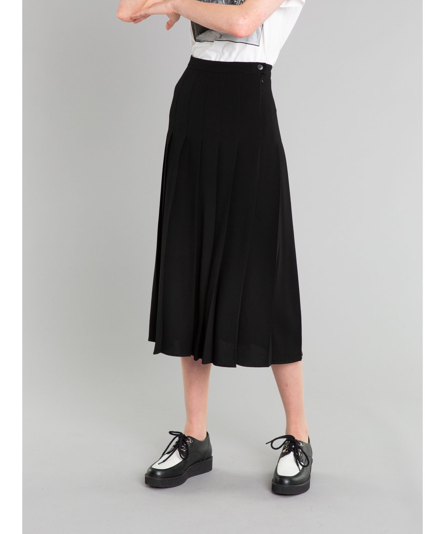 agnes b.｜U700 JUPE ロングプリーツスカート | Rakuten Fashion(楽天