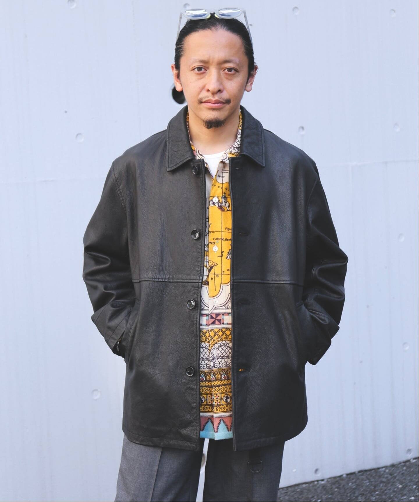 JOURNAL STANDARD｜ゴートレザー ウォッシュド カーコート | Rakuten