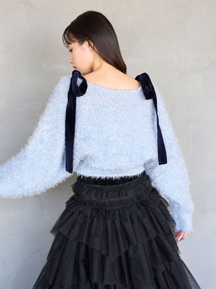 SNIDEL｜ラメニットアンサンブルプルオーバー【カンヘウォン着用