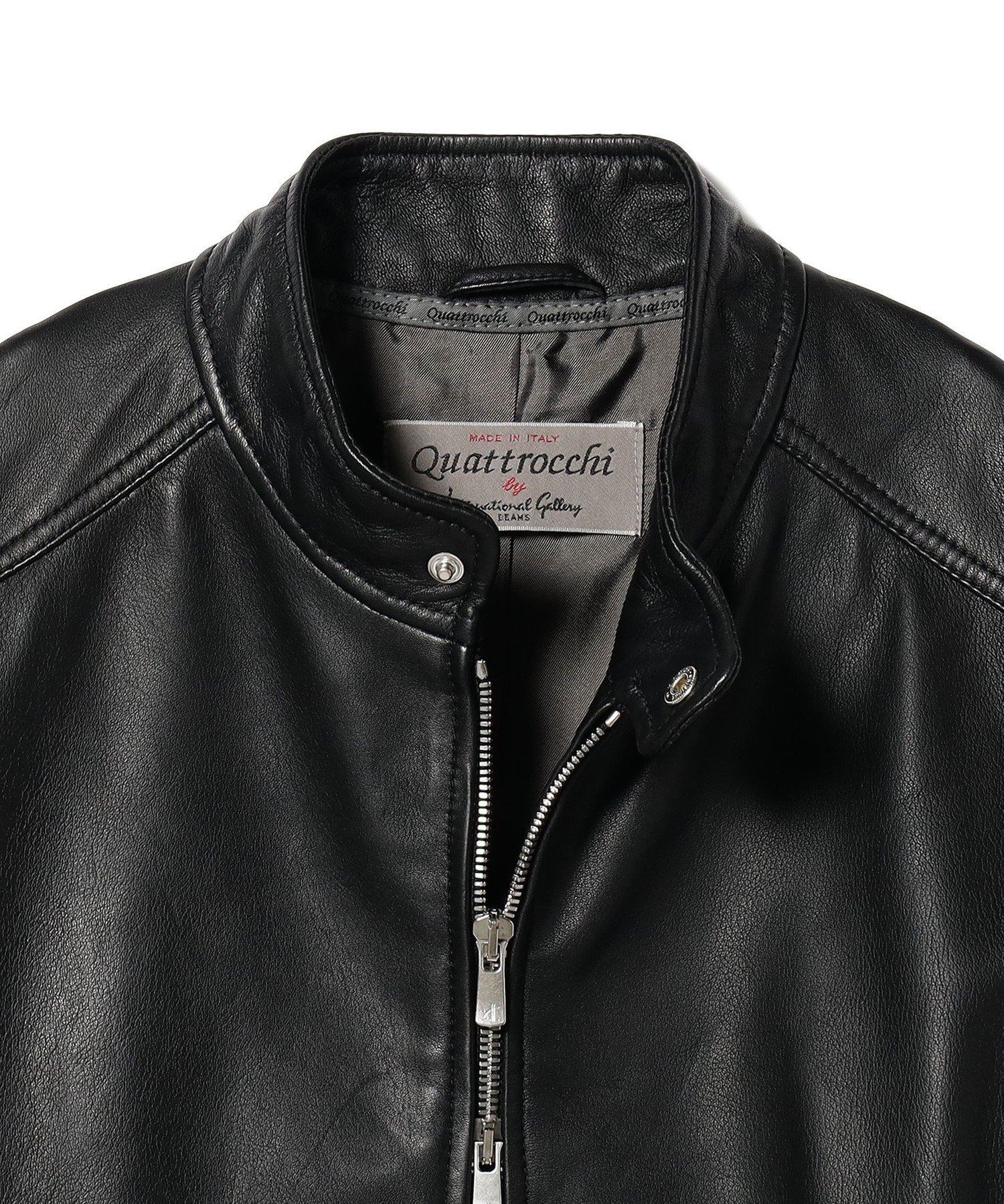 BEAMS MEN｜QUATTROCCHI / シープスキン ライダースジャケット II