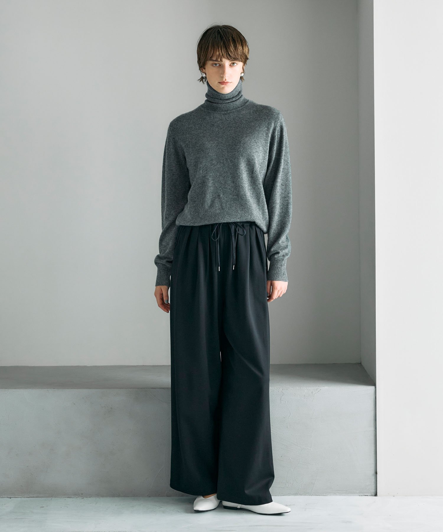 N.O.R.C｜【CASHMERE100%】カシミヤタートルネックニット | Rakuten