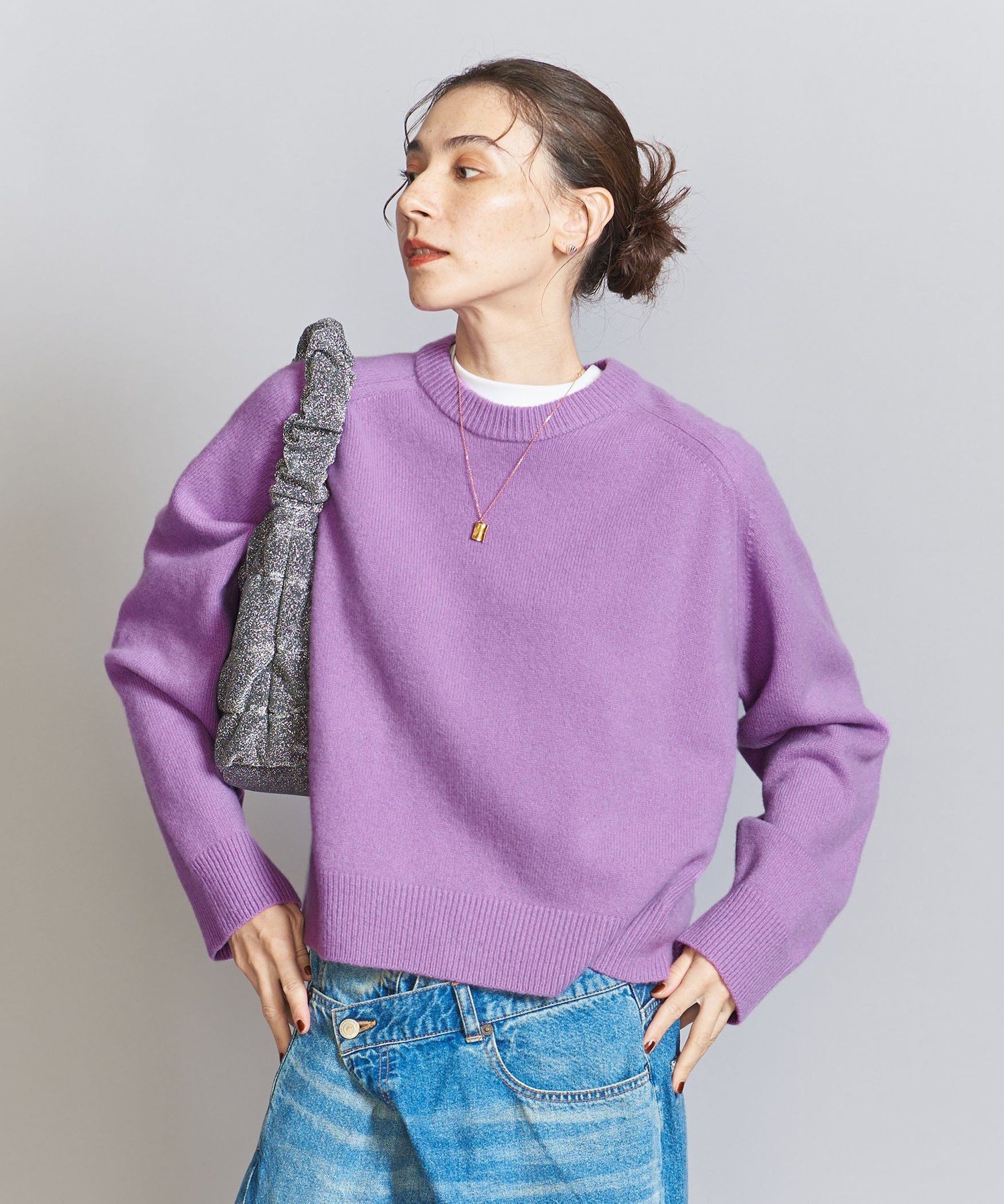 UNITED ARROWS LTD. OUTLET｜ウールカシミヤ アクアラグランクルー
