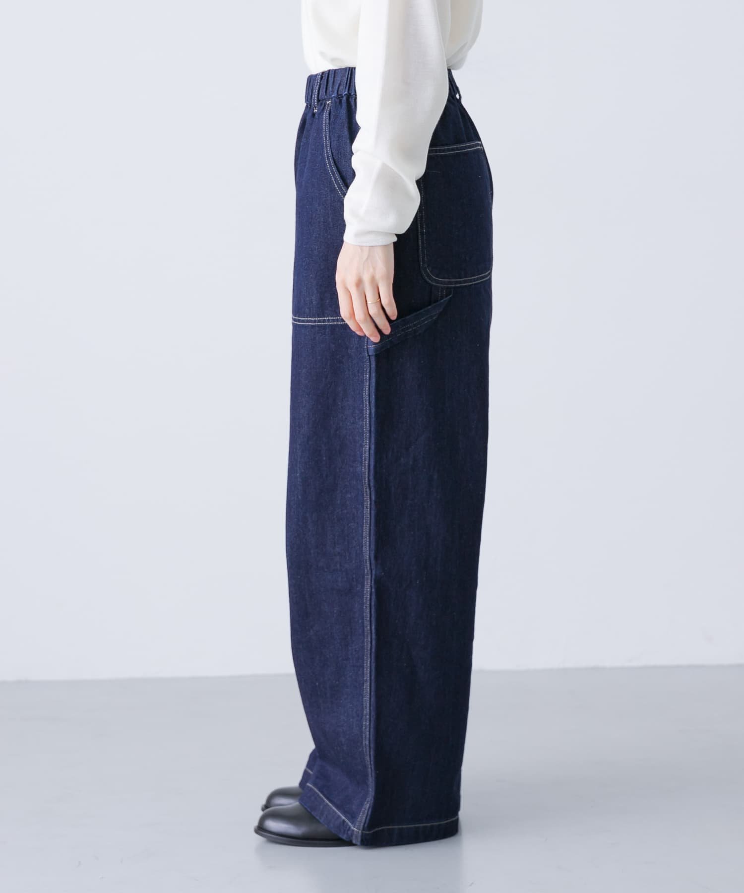 かぐれ｜デニムイージーペインターパンツ | Rakuten Fashion(楽天