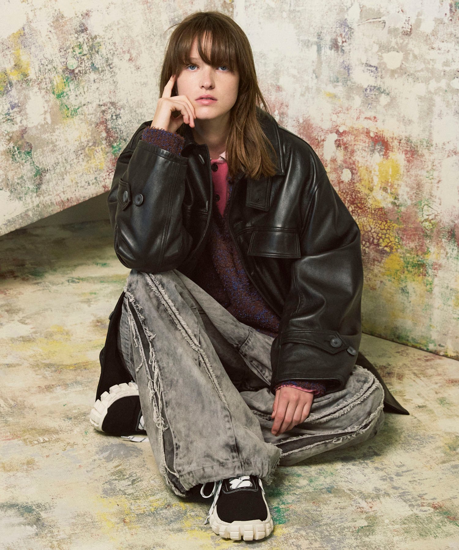 MAISON SPECIAL｜Sheep Leather Car Coat | Rakuten Fashion(楽天