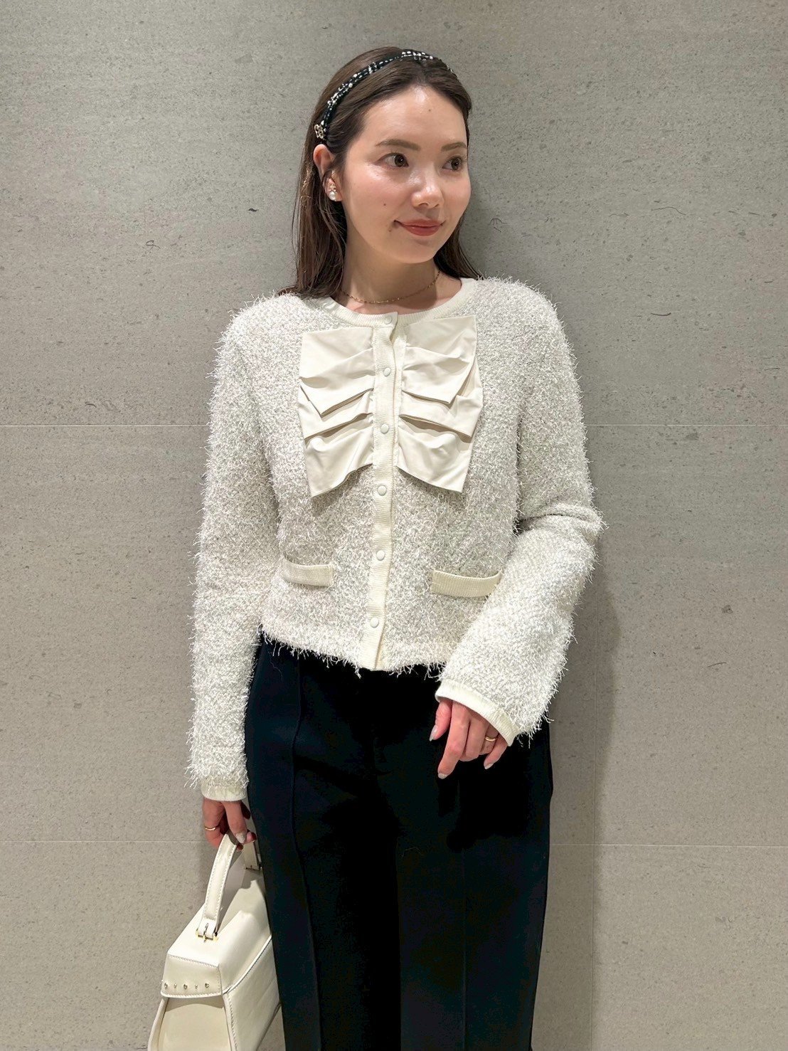 CELFORD｜ダブルリボンニットジャケット | Rakuten Fashion(楽天