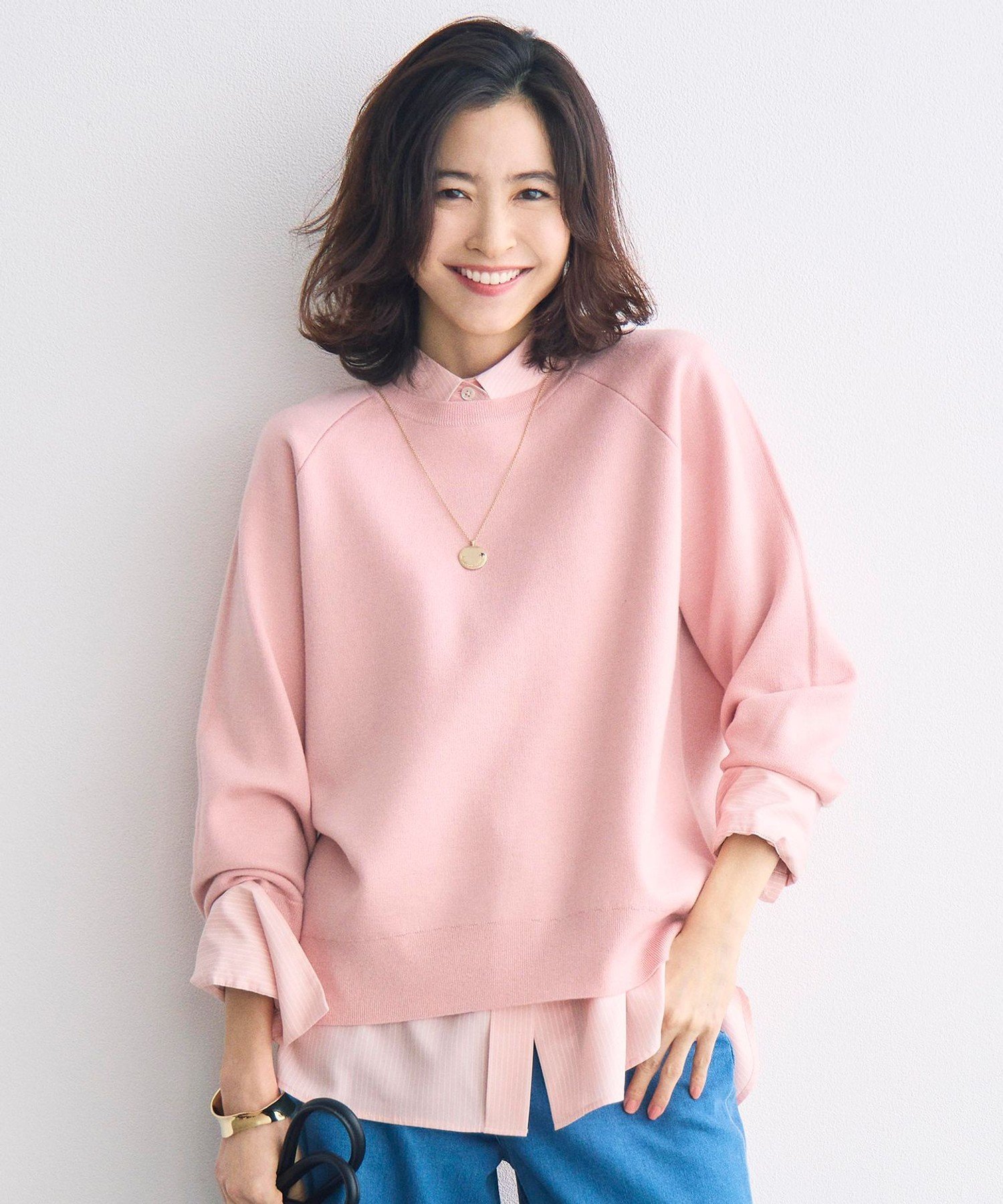 自由区｜【カタログ掲載】スムージーラグランスリーブ ニット