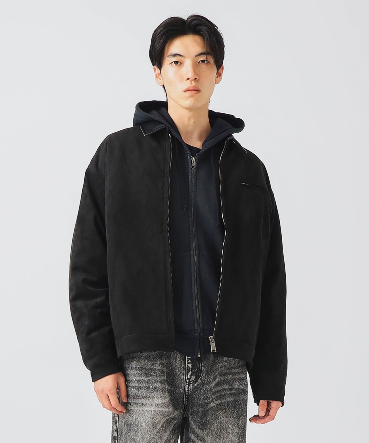 BEAMS HEART｜【追加生産決定！】フェイクスエード ショート ブルゾン