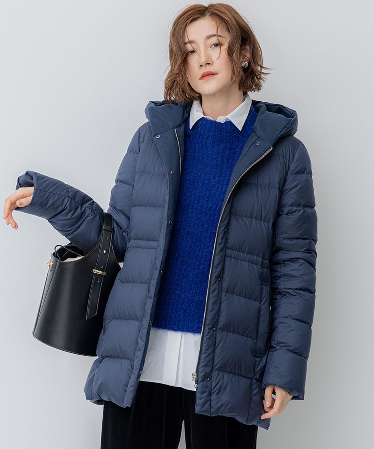 23区｜【VERY掲載/新色追加】シレータフタ ミドル丈 ダウンコート