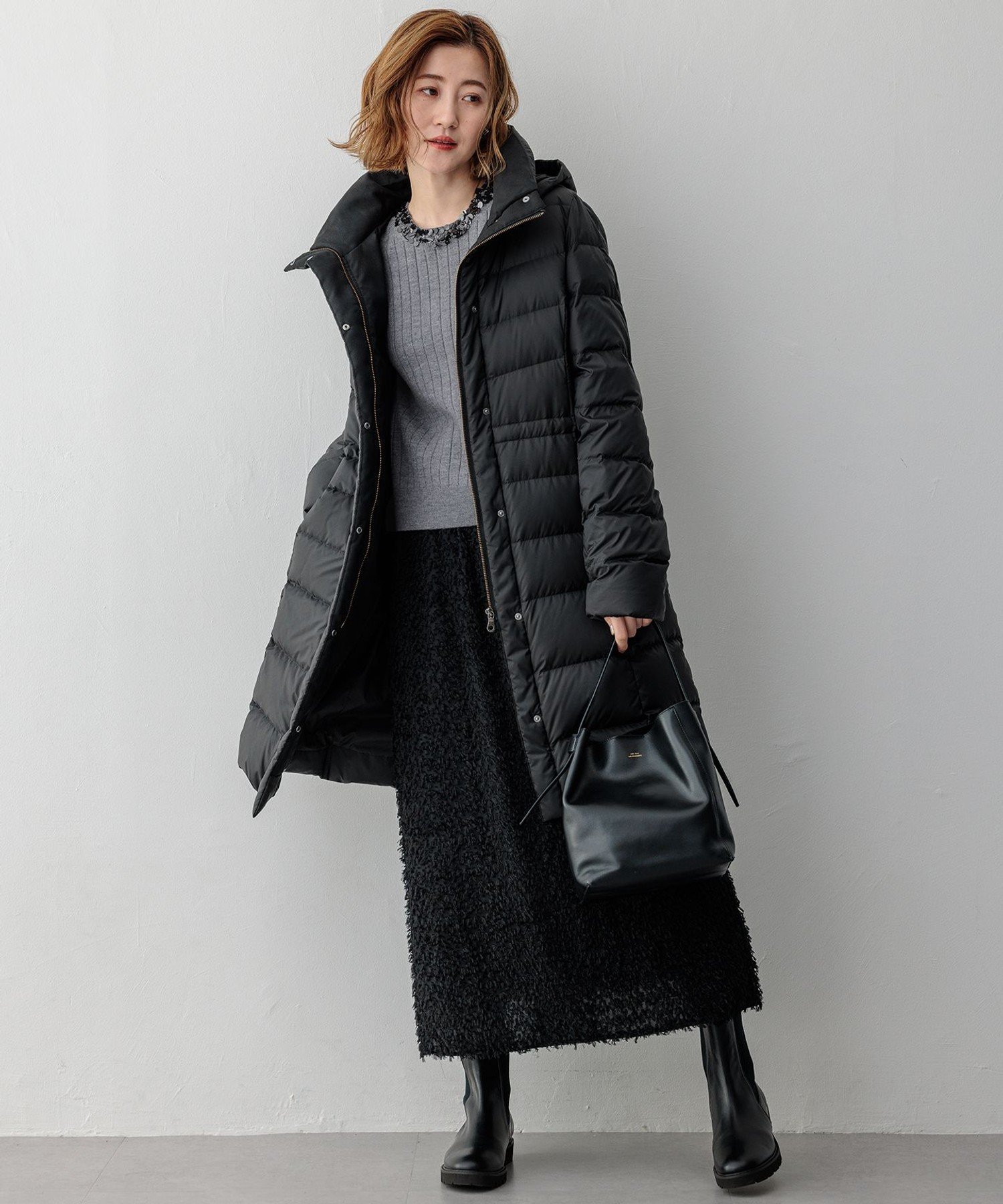 23区｜【VERY掲載/新色追加】シレータフタ ロング ダウンコート