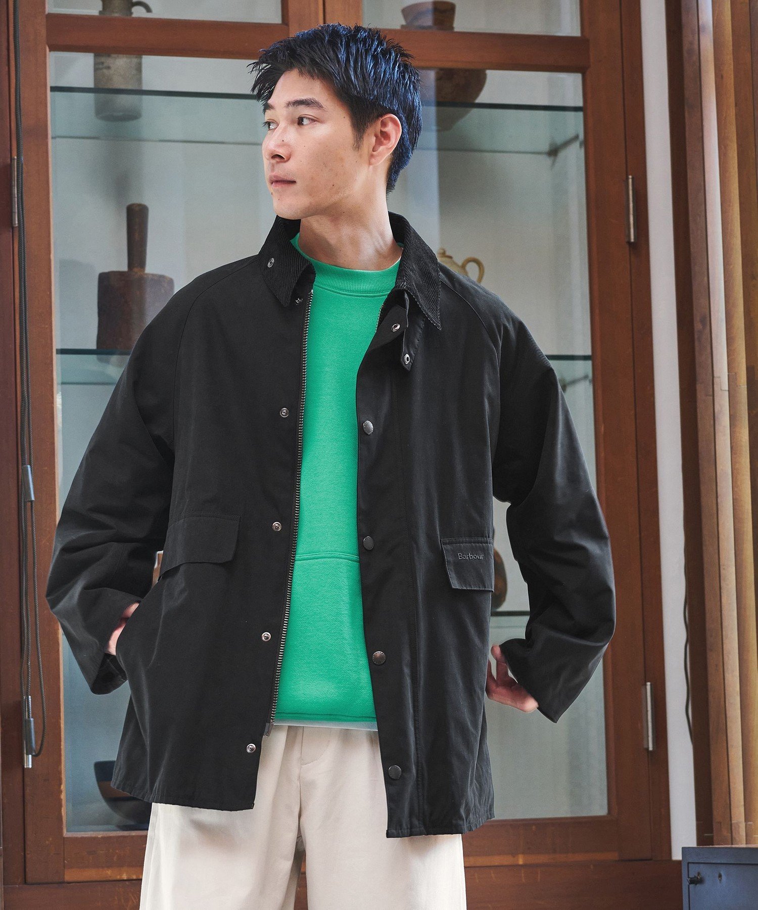 UNITED ARROWS green label relaxing｜【別注】<Barbour>オーバー