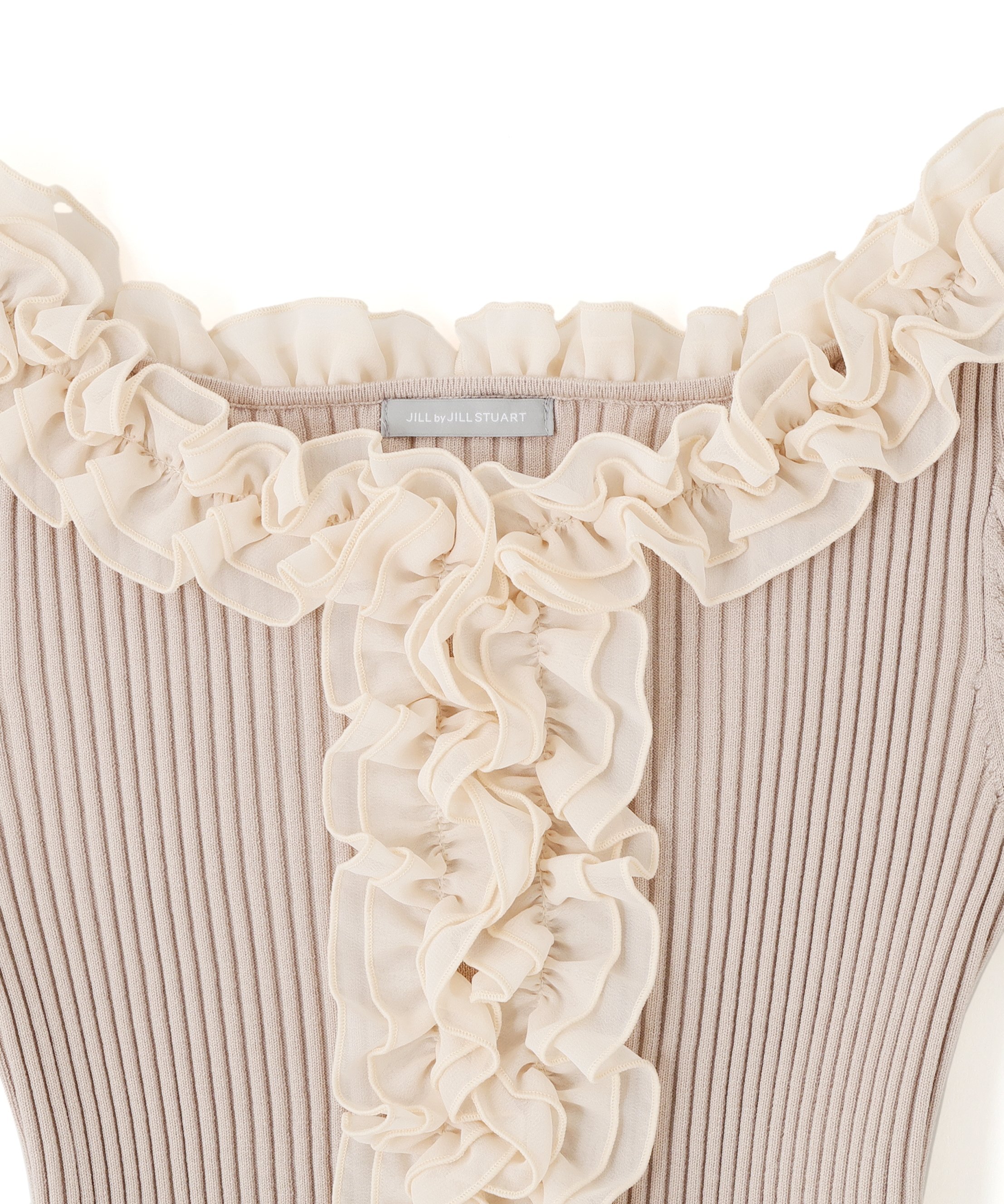 JILL by JILL STUART｜フリルトリムニット | Rakuten Fashion(楽天