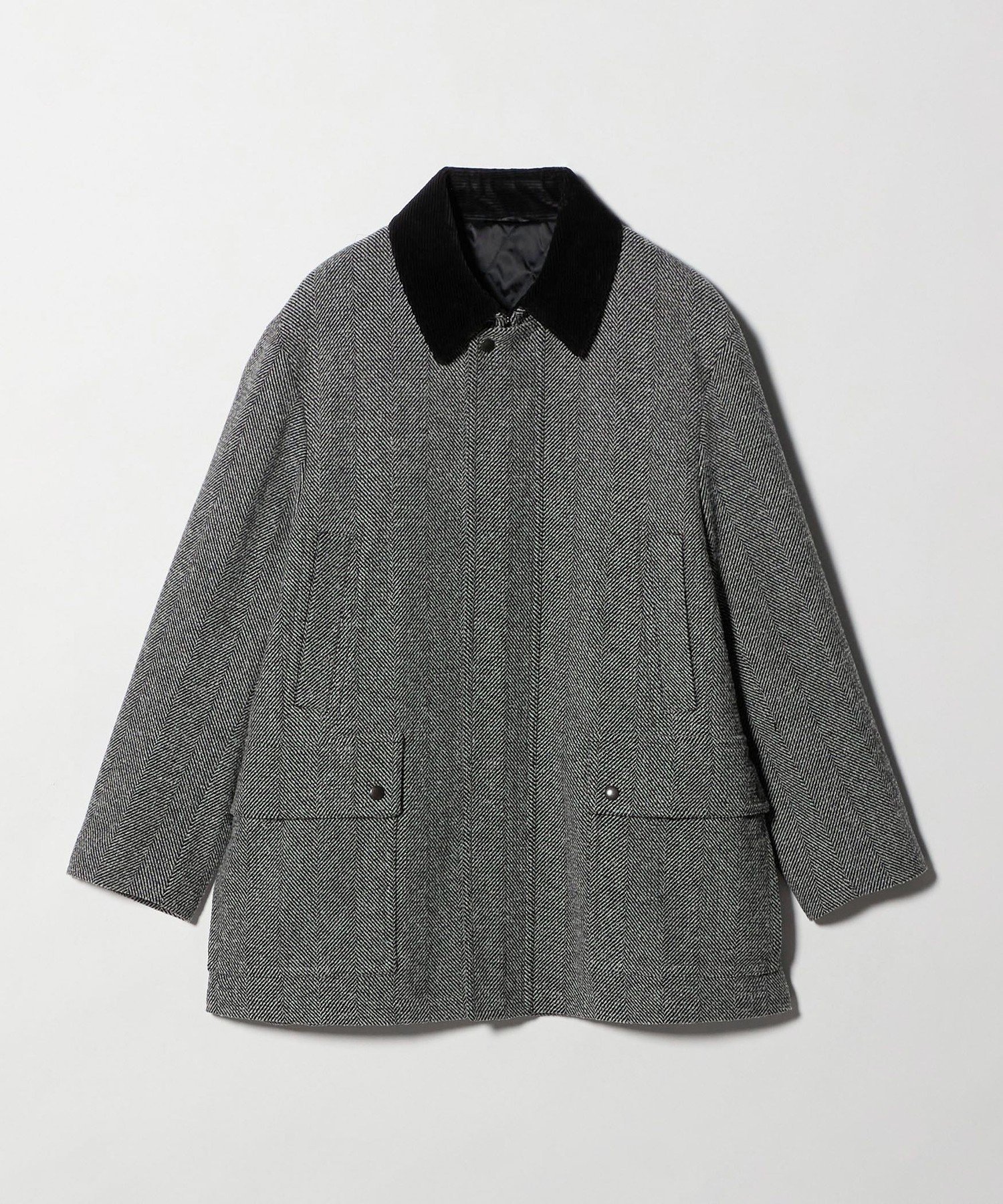 UNITED ARROWS｜ヘリンボーン ミドルレングス フィールドジャケット