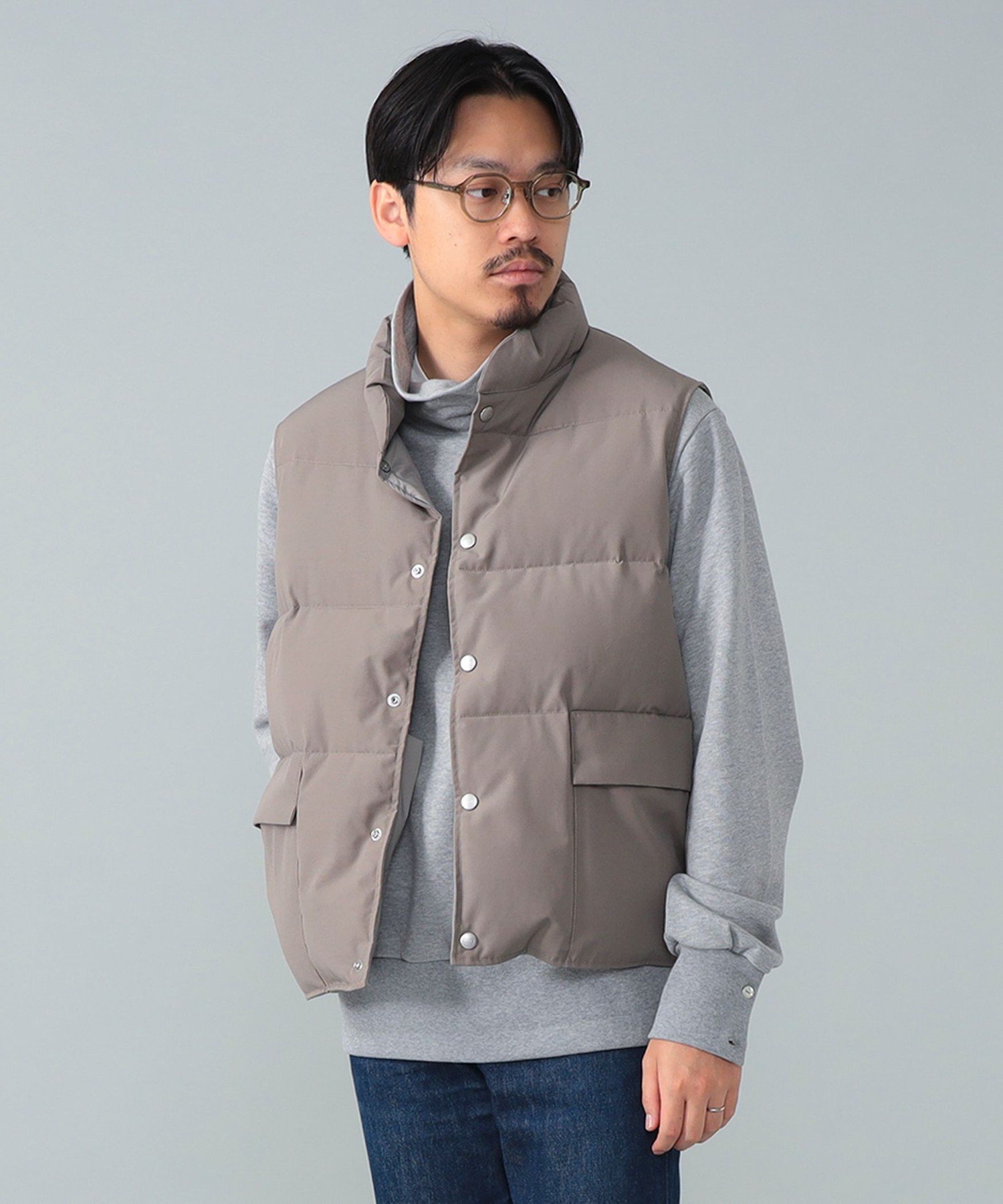 BEAMS MEN｜【別注】WOOLRICH / ダウンベスト | Rakuten Fashion(楽天