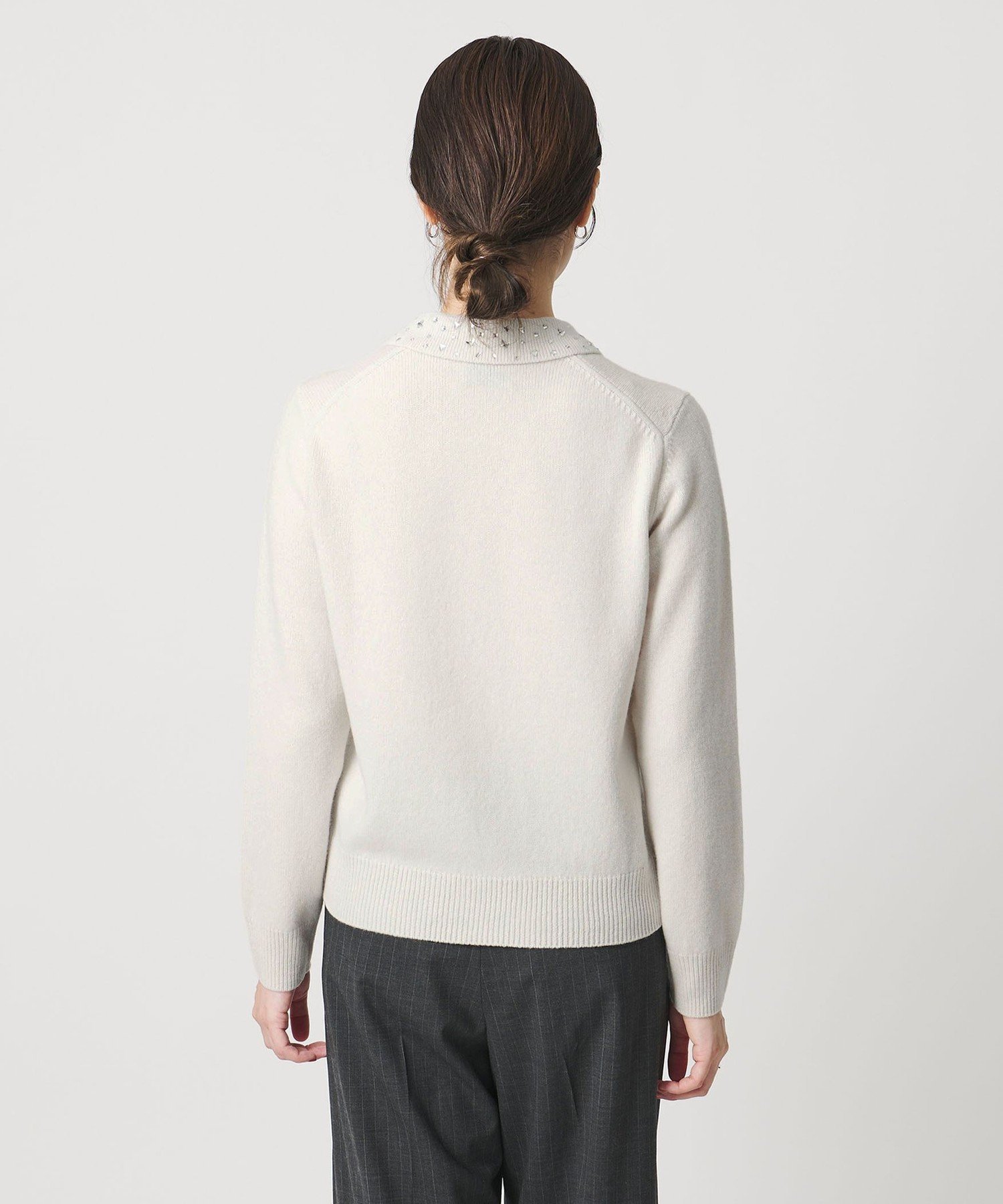 UNITED ARROWS｜ラインストーン ポロ ニット | Rakuten Fashion(楽天