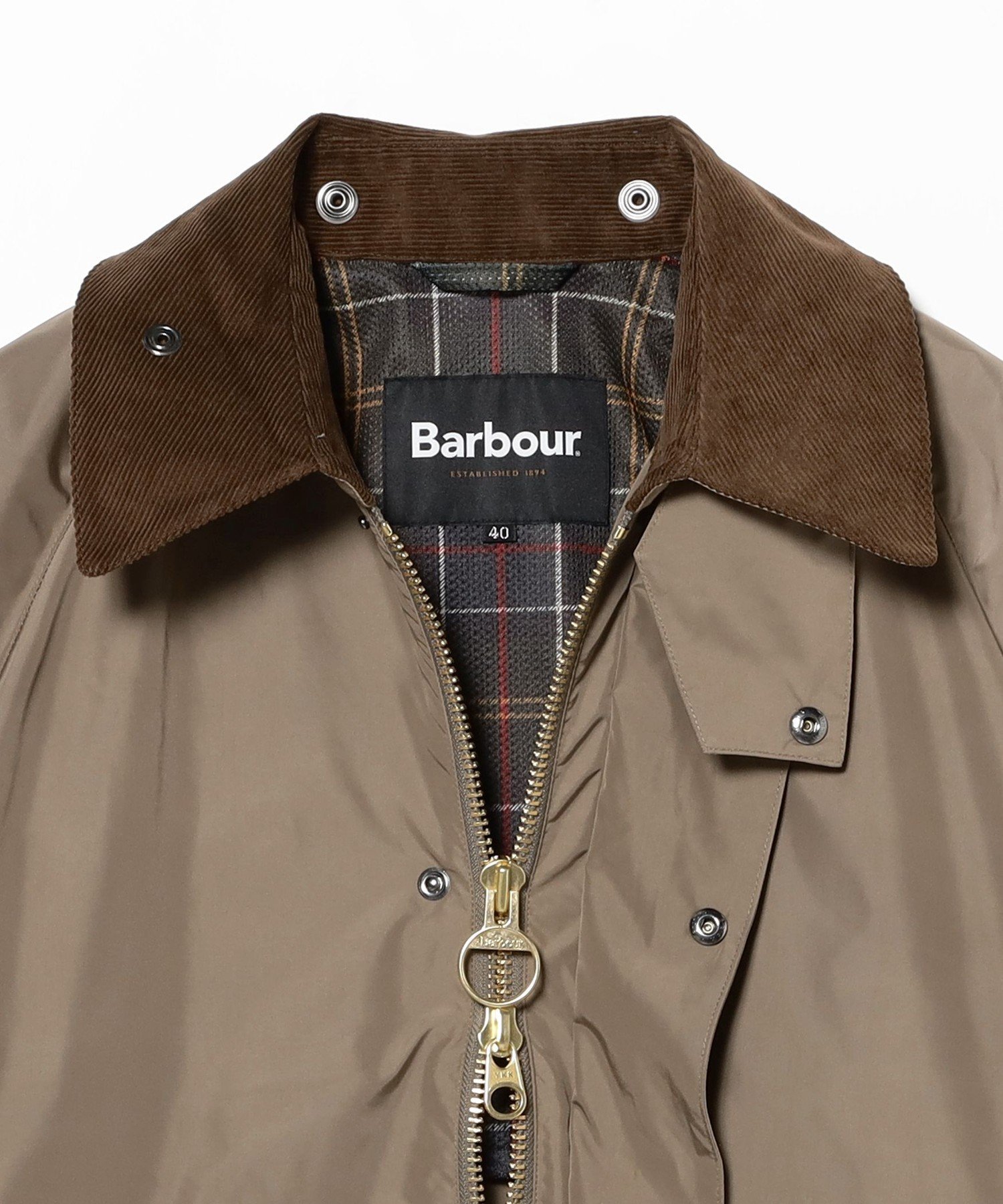 BEAMS MEN｜【別注】Barbour / TRANSPORT ポリエステル メモリーツイル